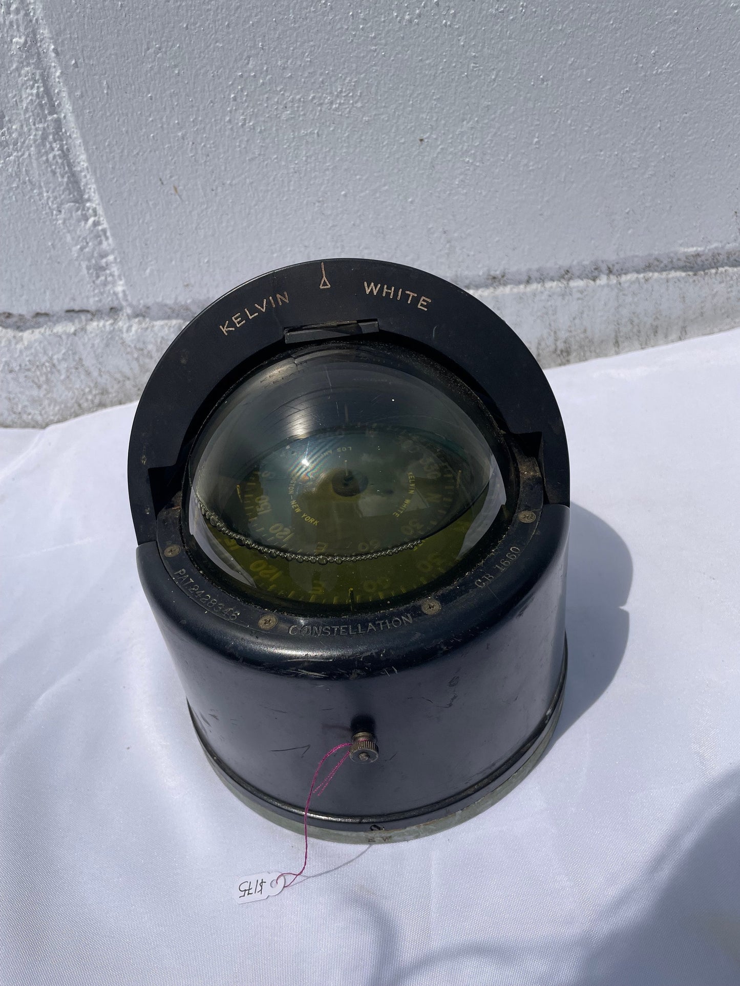 Vintage Kelvin White Marine Compass