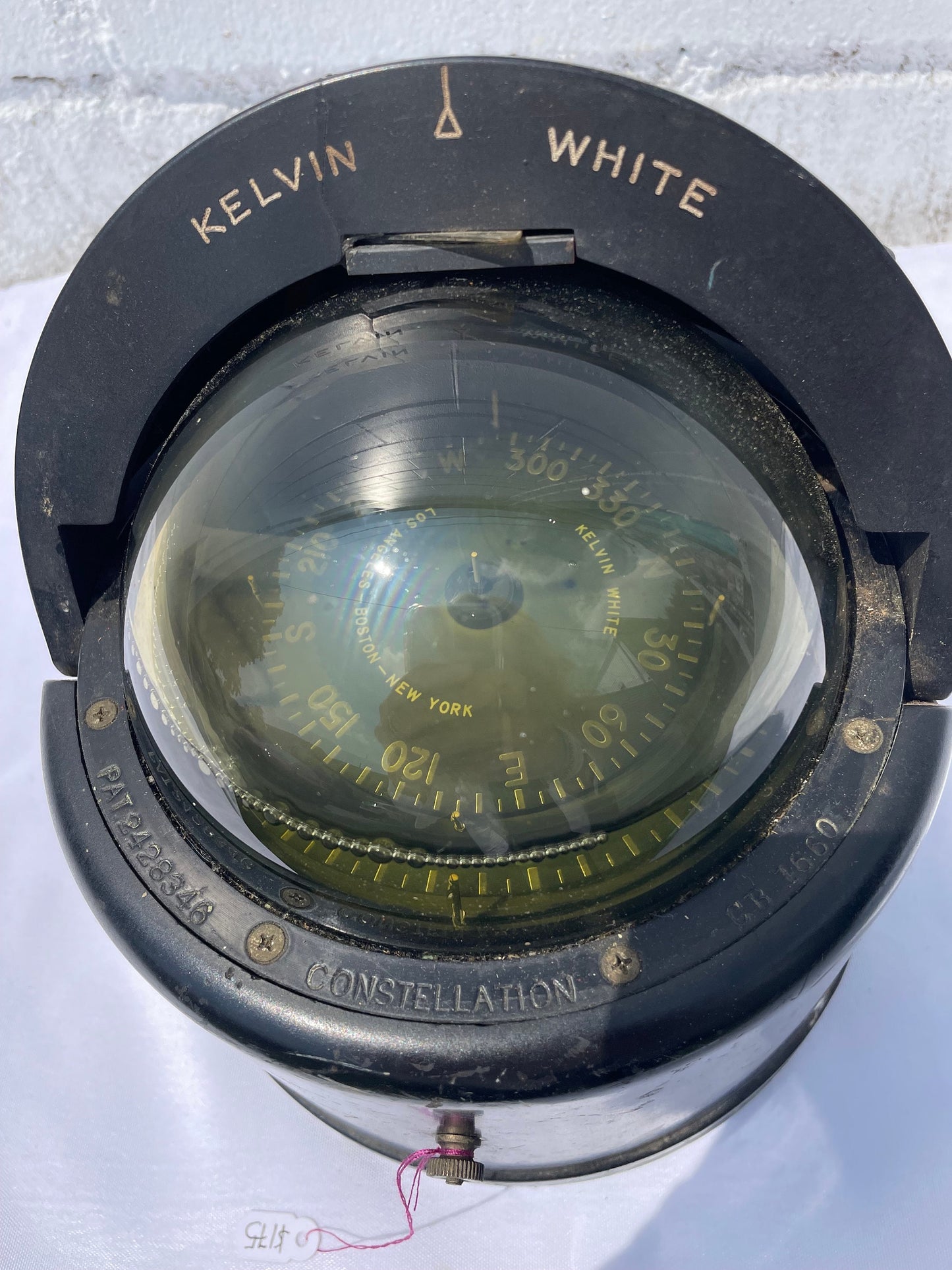 Vintage Kelvin White Marine Compass