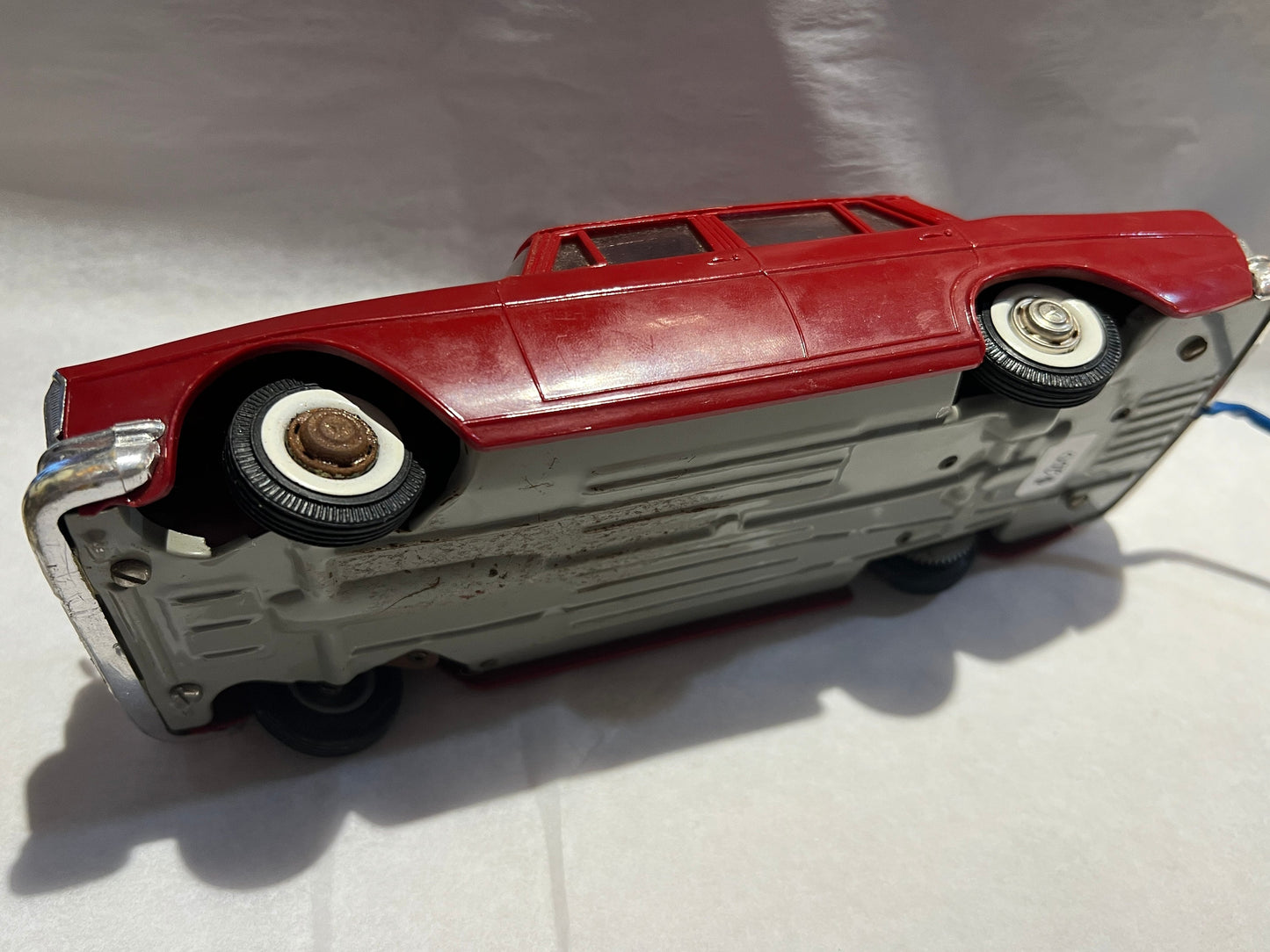 Vintage 1960s Remote Control Car - Gama DDR 4077 - Mercedes Benz 220 - Plastic Tin Toy Car - Untested Toy Car