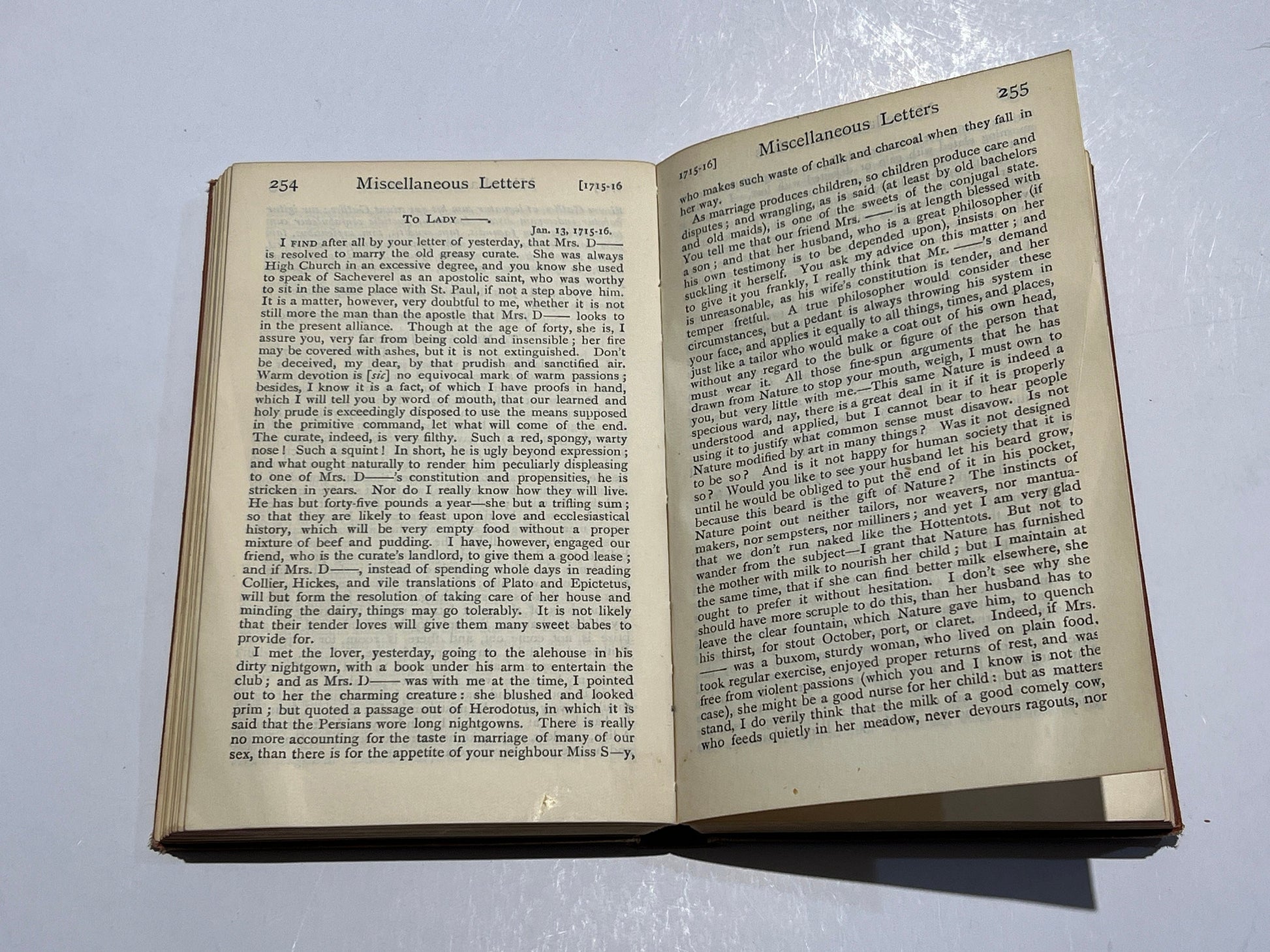 Letters from the Right Honourable Lady Mary Wortley Montagu 1709 to 1762 | Everyman's Library Essays | J. M. Dent E. P. Dutton | 1934