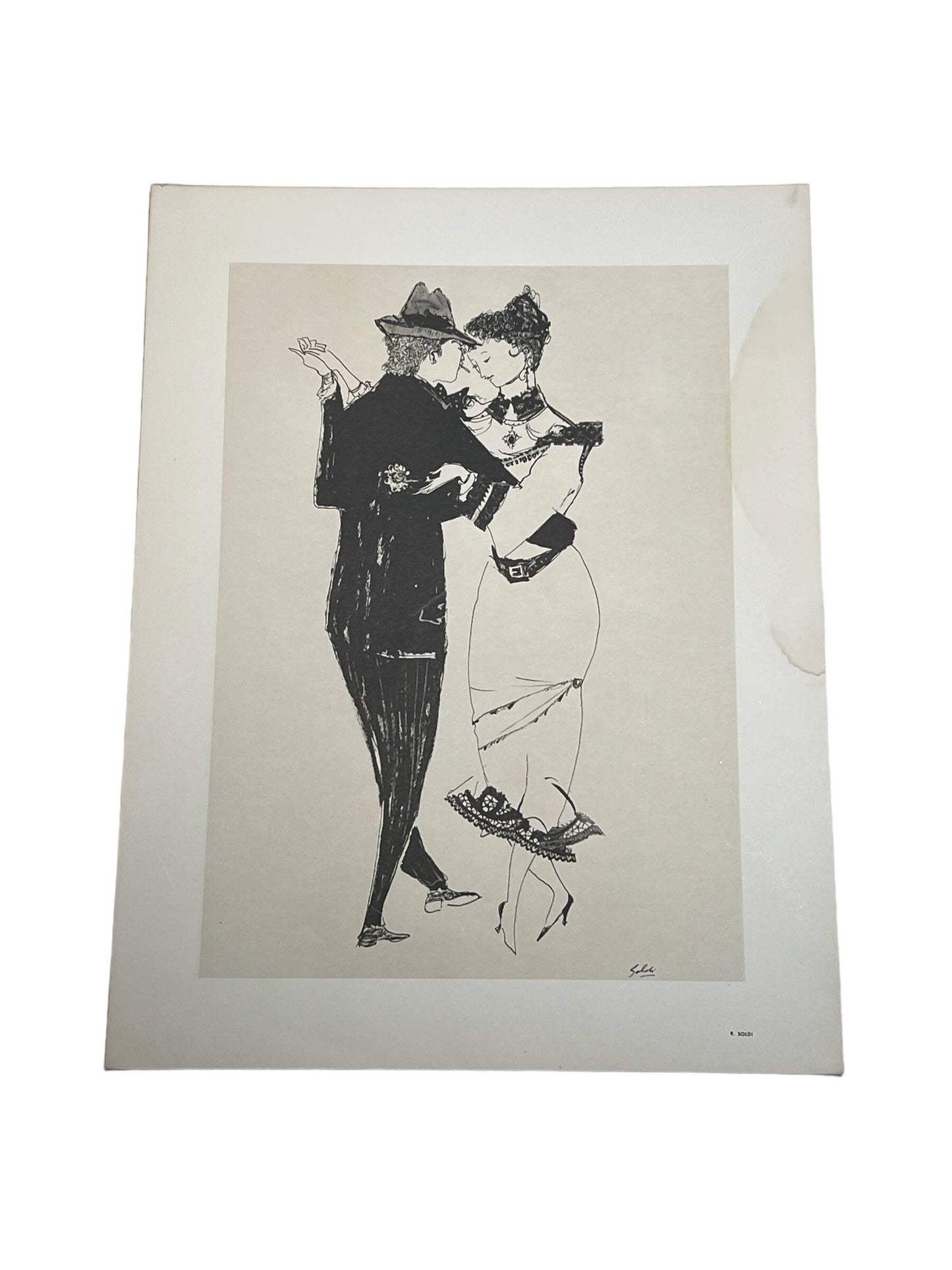 Raul Soldi Print | Print from Tango Collection | 1960s Antique Collection