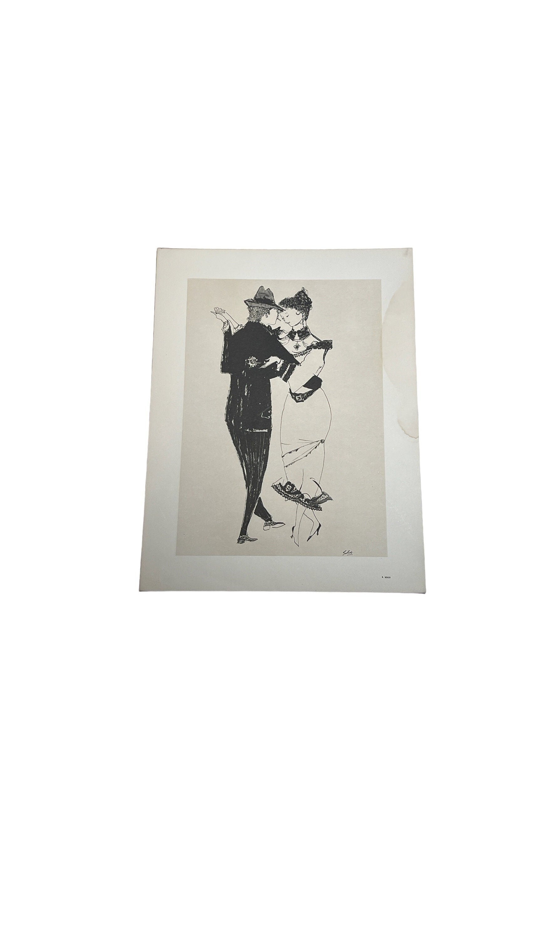 Raul Soldi Print | Print from Tango Collection | 1960s Antique Collection