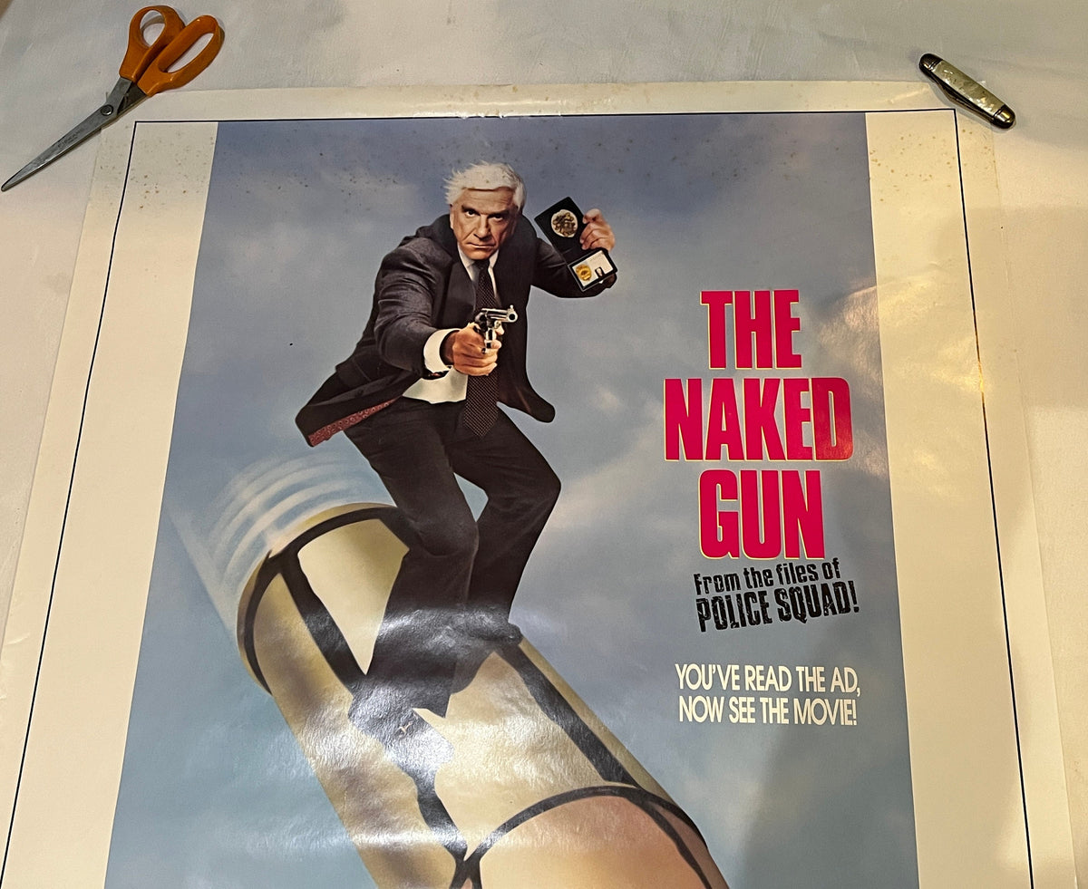 Vintage Naked Gun Poster | 1988 Naked Gun | Comedy Movie Poster | Zucker Abrahams Zucker