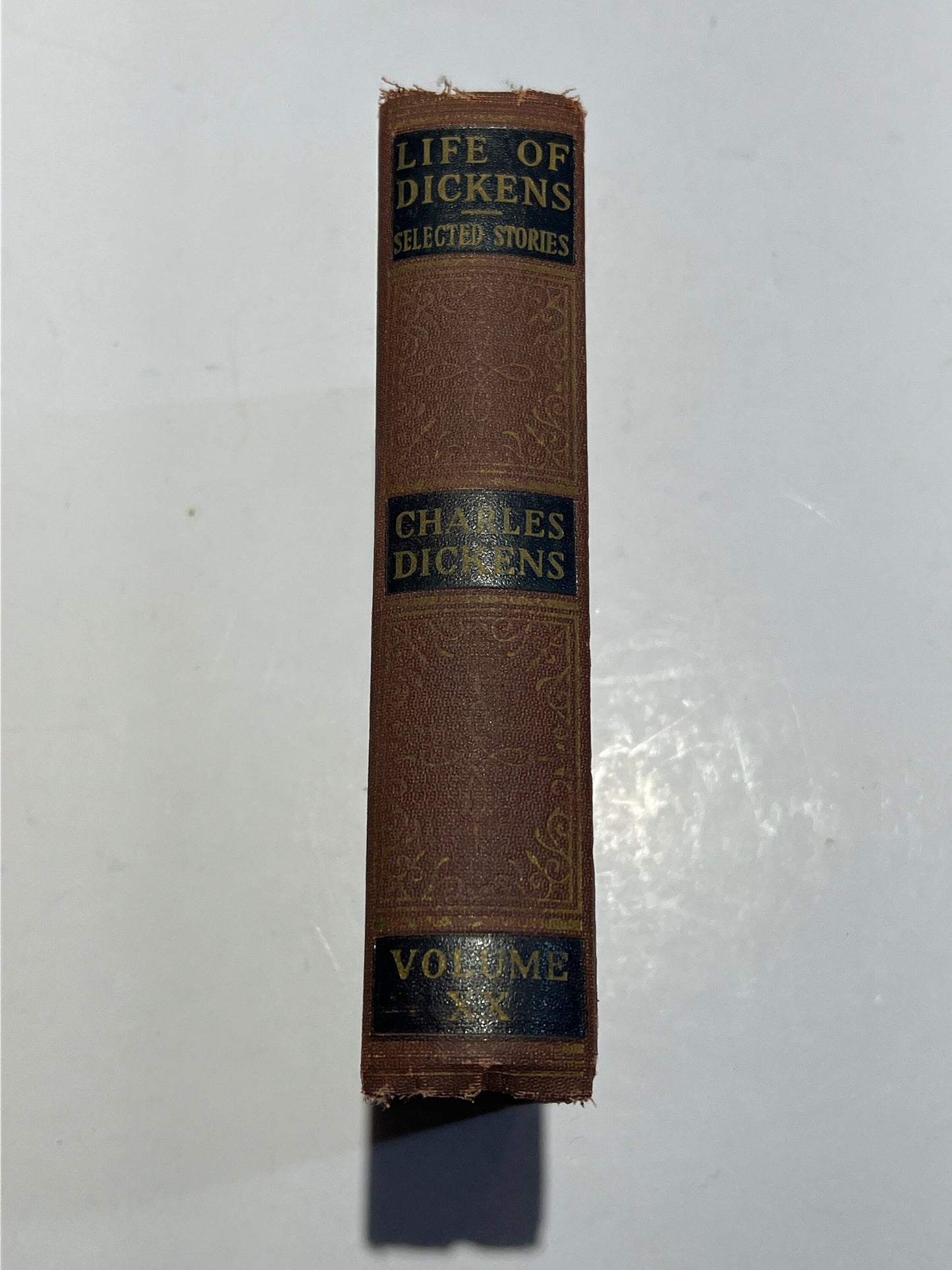 Life Of Dickens Selected Stories Volume XX by Charles Dickens | Cleartype Edition, Illustrated | Books, Inc. Publishers | 1930s | Biography