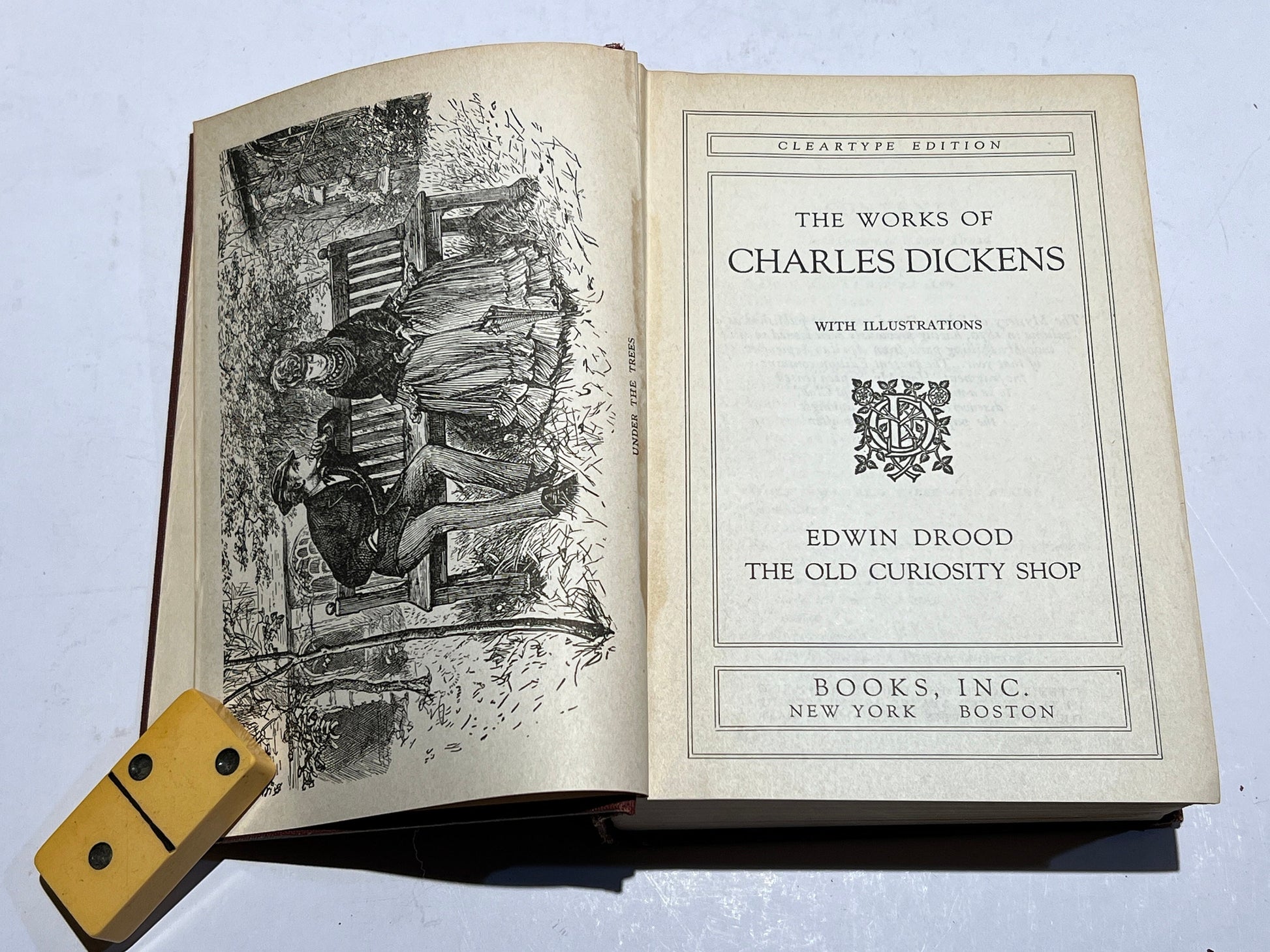 Barnaby Rudge & Master Humphries Clock Volume XVII by Charles Dickens | Cleartype Edition, Illustrated | Books, Inc. Publishers | 1930s