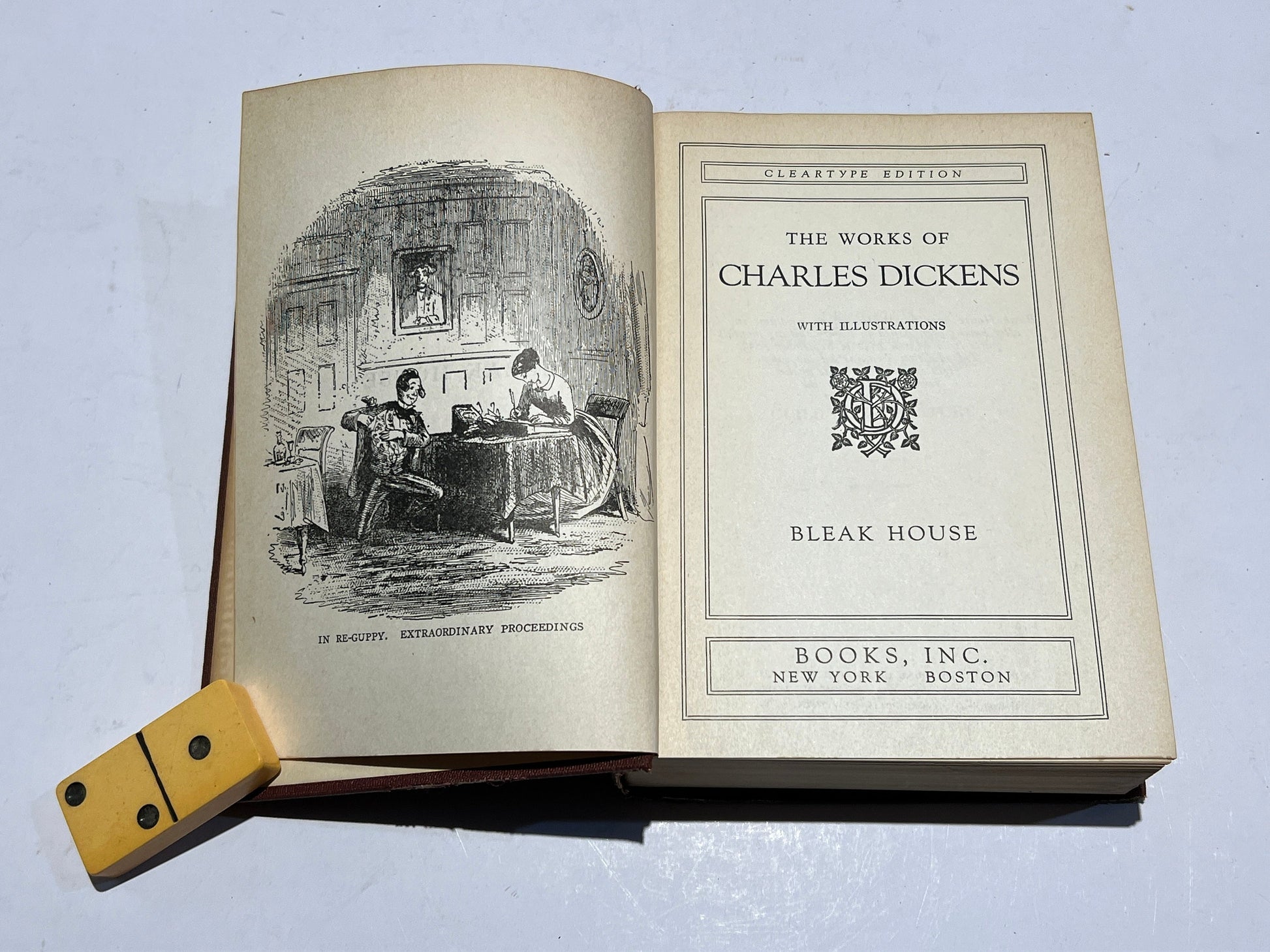 Bleak House Volume XIII by Charles Dickens | Cleartype Edition, Illustrated | Books, Inc. Publishers | 1930s