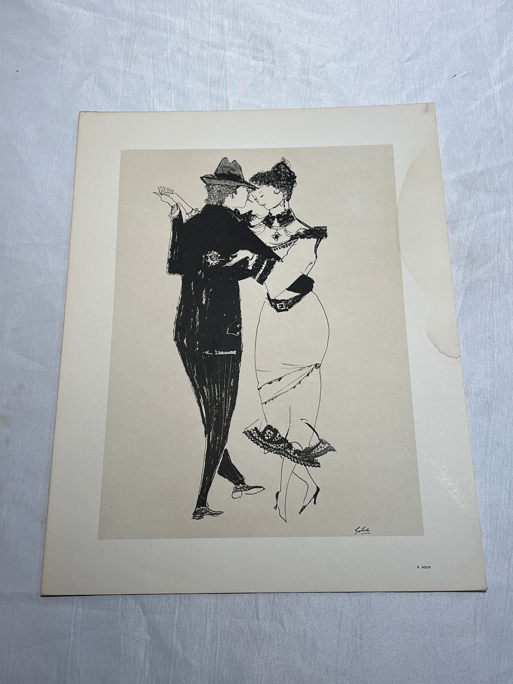 Raul Soldi Print | Print from Tango Collection | 1960s Antique Collection