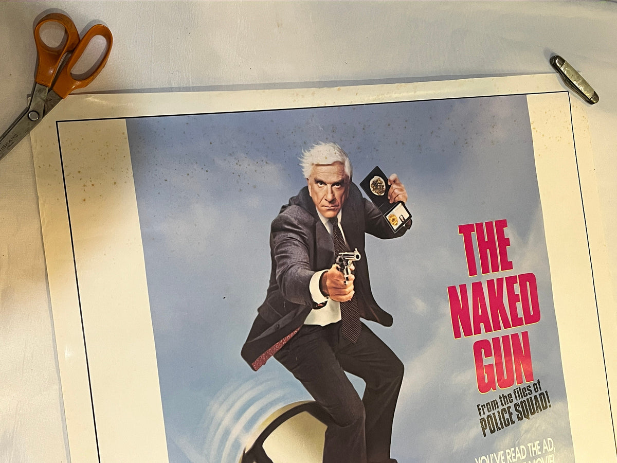 Vintage Naked Gun Poster | 1988 Naked Gun | Comedy Movie Poster | Zucker Abrahams Zucker