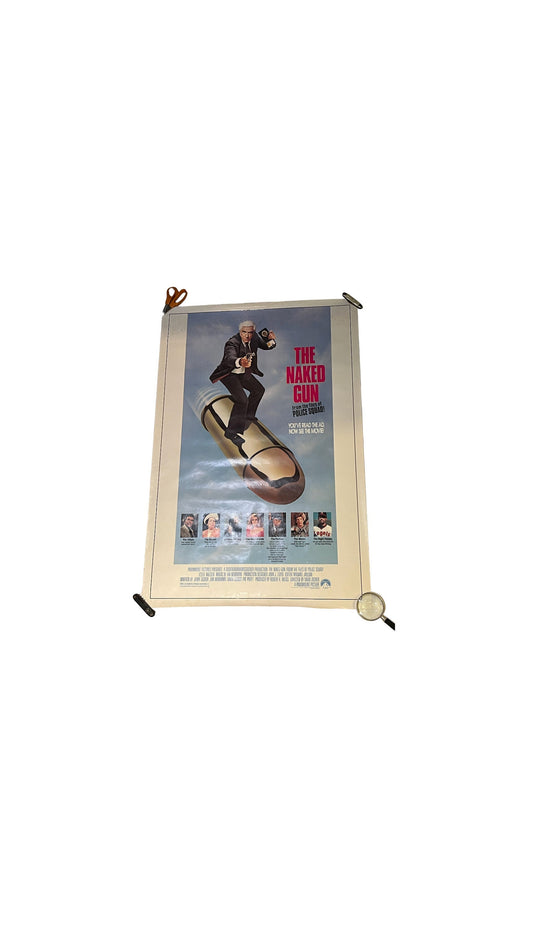 Vintage Naked Gun Poster | 1988 Naked Gun | Comedy Movie Poster | Zucker Abrahams Zucker