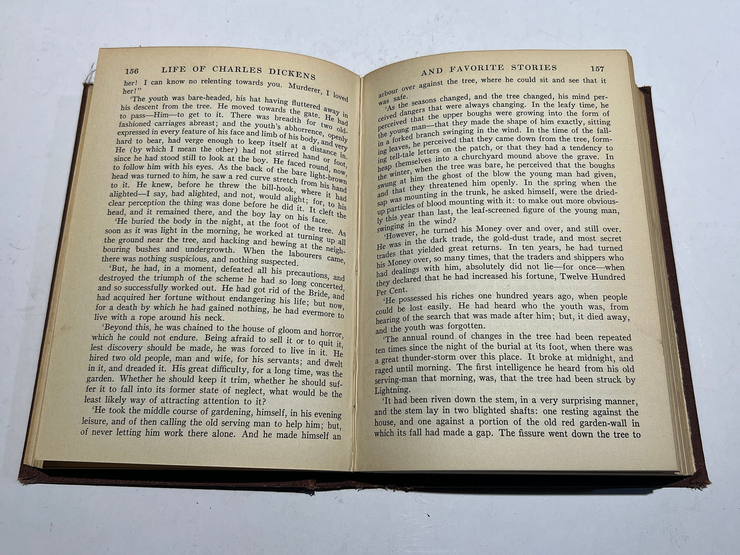 Life Of Dickens Selected Stories Volume XX by Charles Dickens | Cleartype Edition, Illustrated | Books, Inc. Publishers | 1930s | Biography