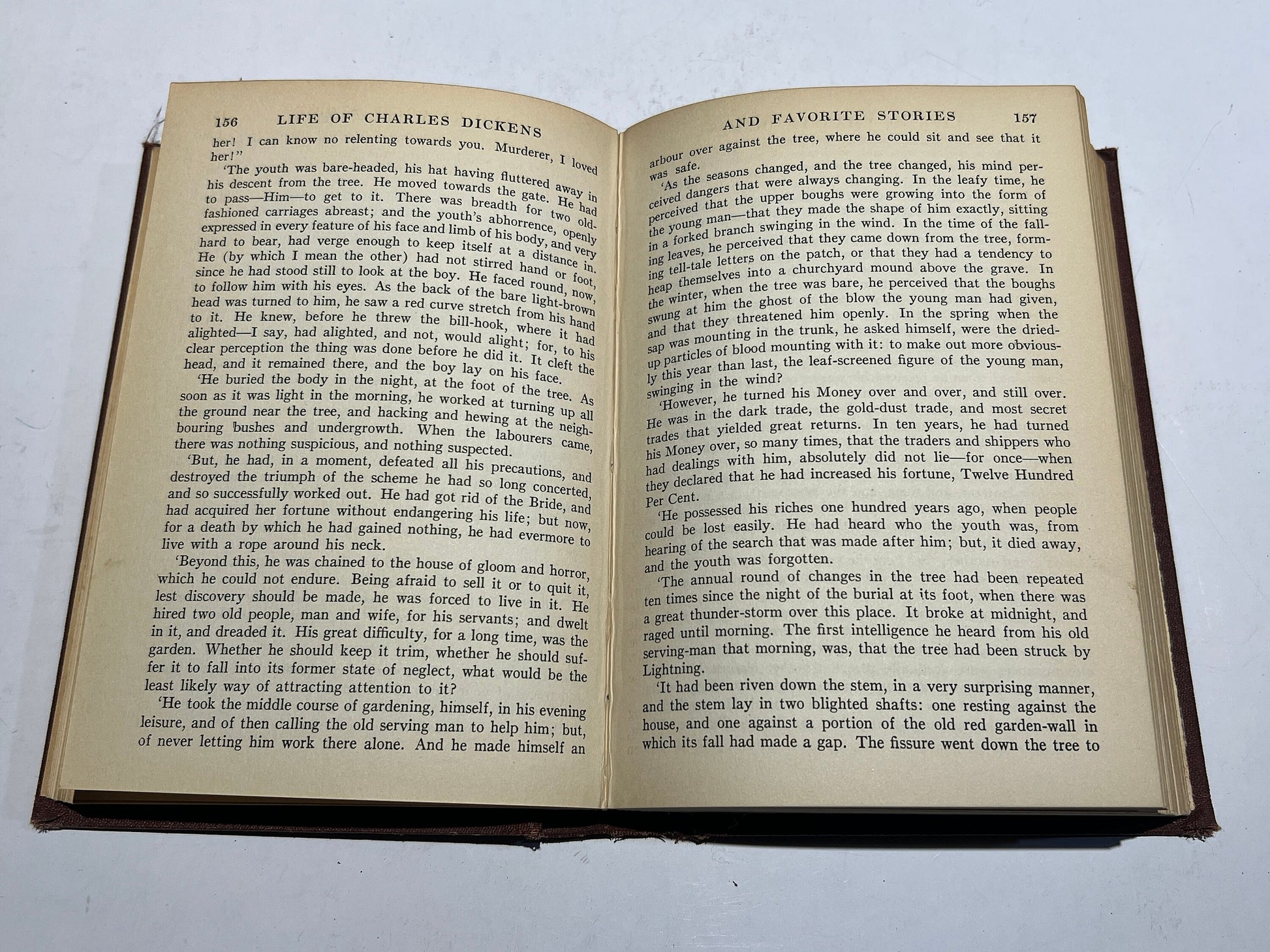 Life Of Dickens Selected Stories Volume XX by Charles Dickens | Cleartype Edition, Illustrated | Books, Inc. Publishers | 1930s | Biography