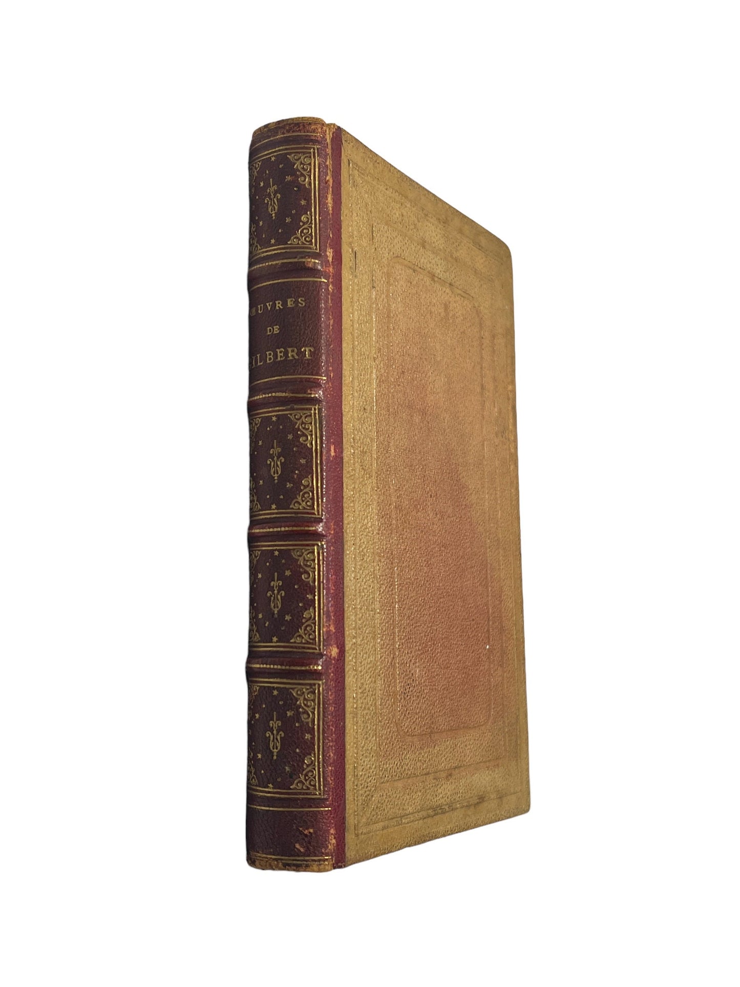 Oeuvres De Gilbert | Complete Works by Gilbert | French Antique Book | Printed In France | 1859