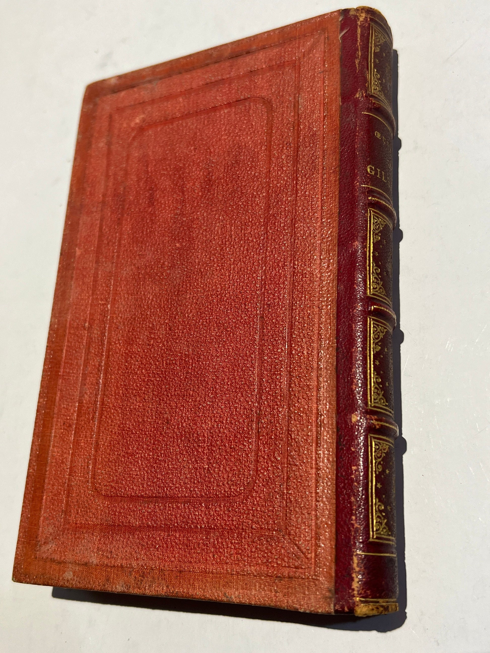 Oeuvres De Gilbert | Complete Works by Gilbert | French Antique Book | Printed In France | 1859