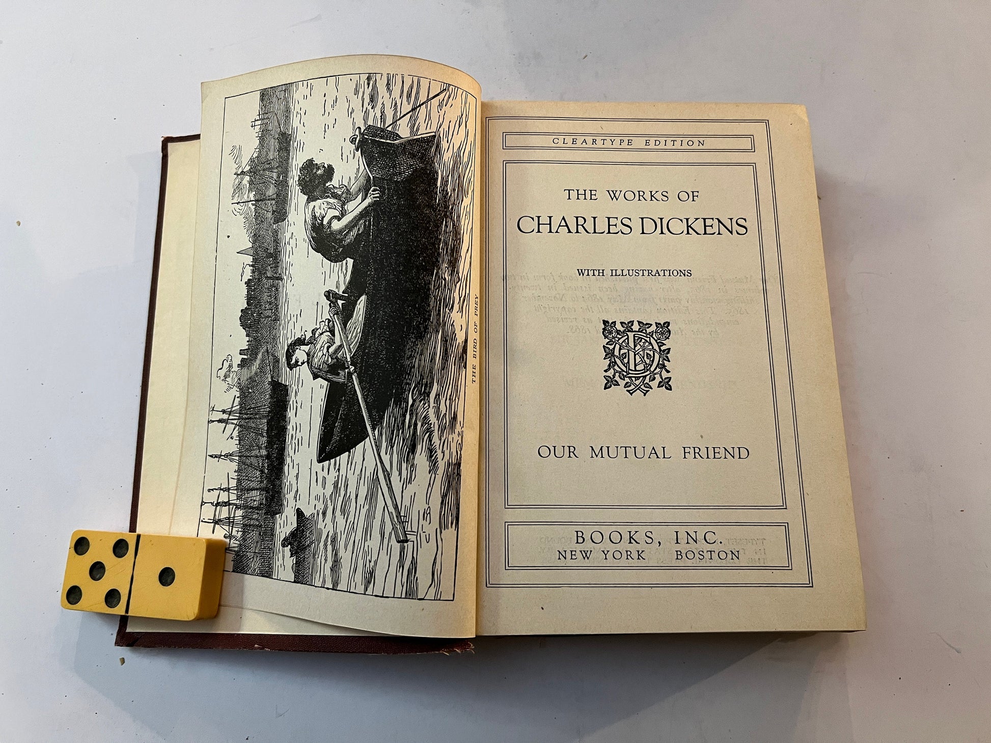 Our Mutual Friend by Charles Dickens | Cleartype Edition | Books, Inc New York | Classic Literature