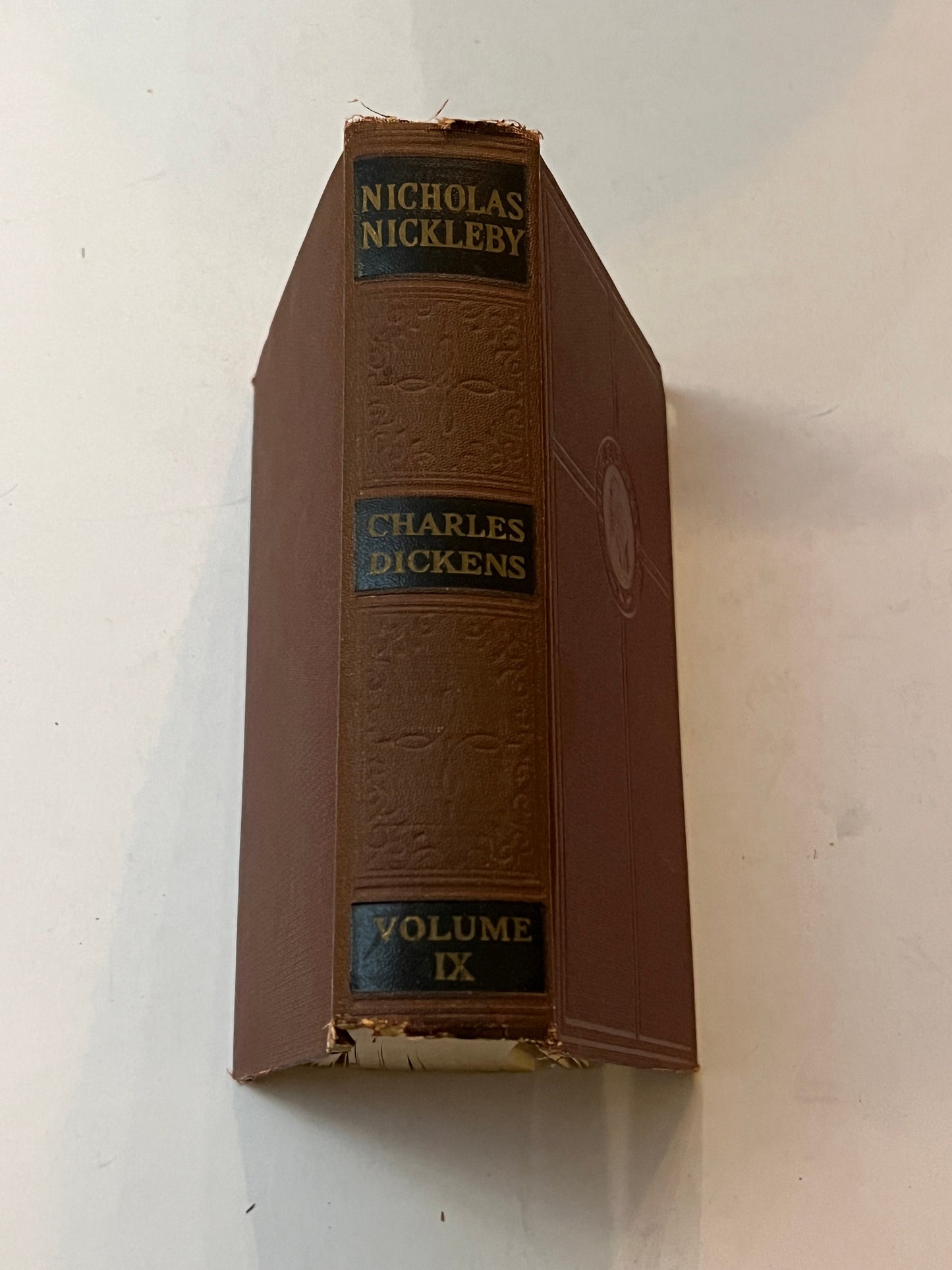 Nicholas Nickleby by Charles Dickens | Volume IX | Cleartype Edition | Books, Inc New York | Classic Literature