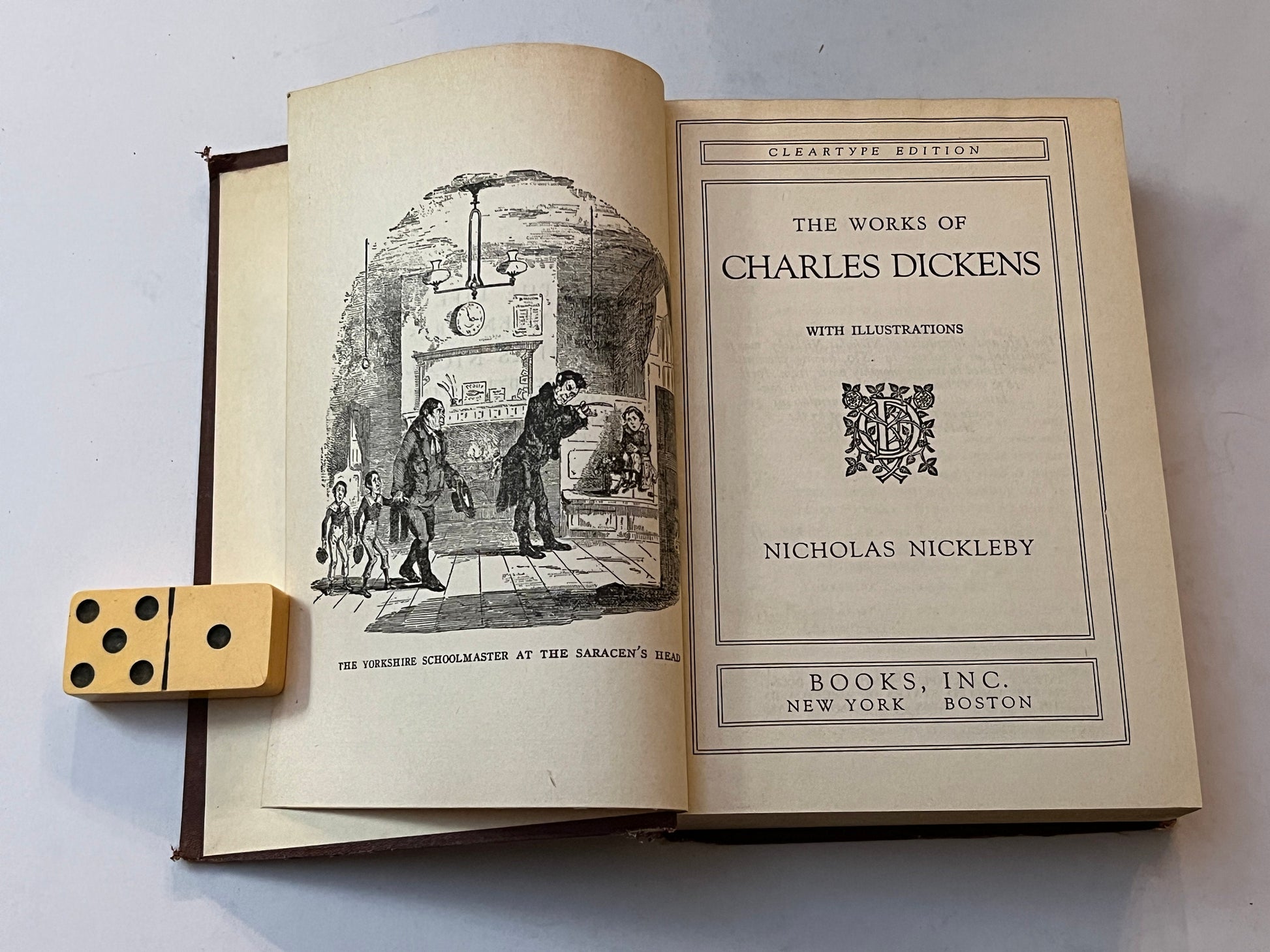 Nicholas Nickleby by Charles Dickens | Volume IX | Cleartype Edition | Books, Inc New York | Classic Literature