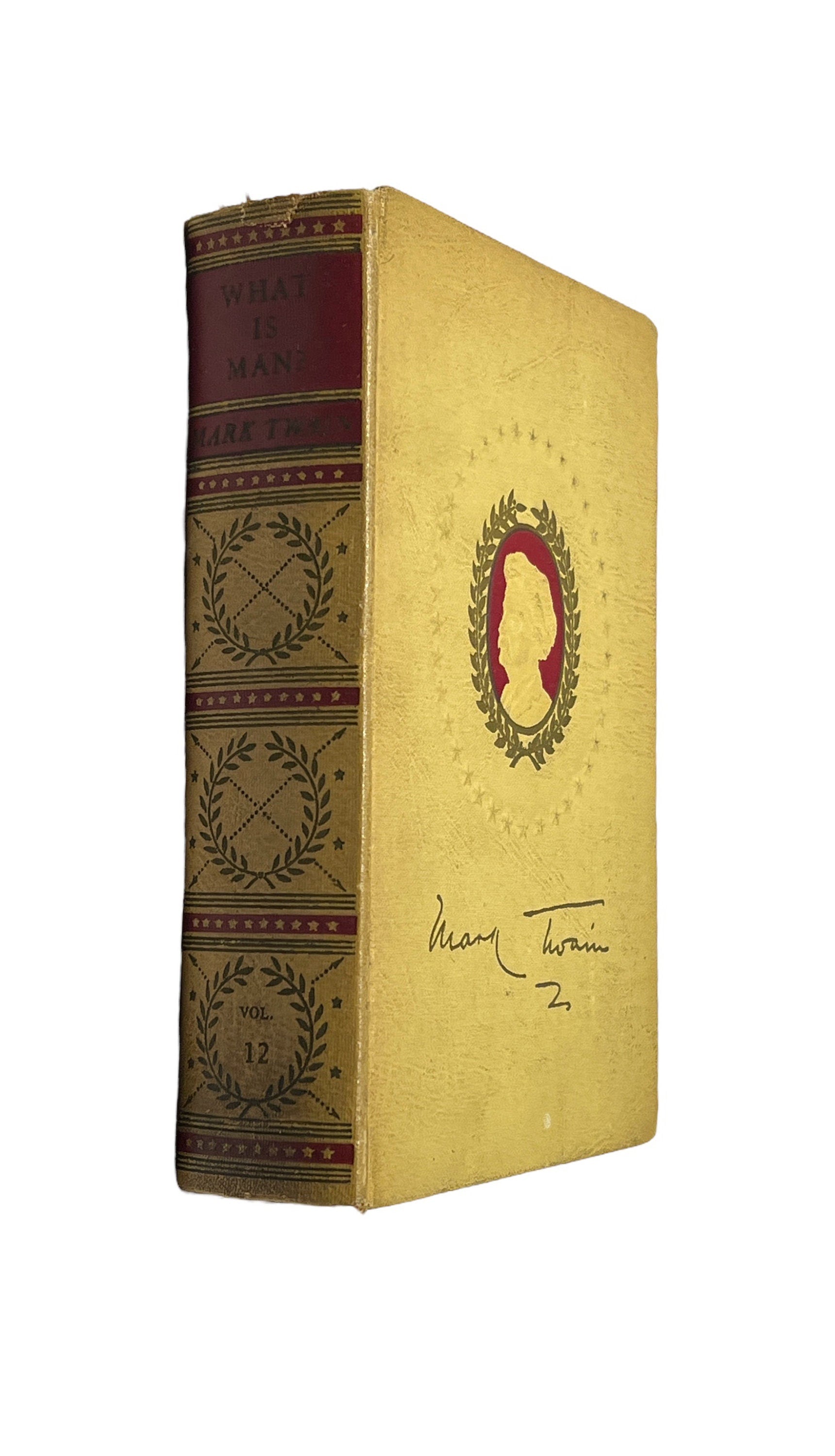 What Is Man? by Mark Twain | 1917 American Artists Edition | Harper Brothers New York | Made In US | Literature & Fiction