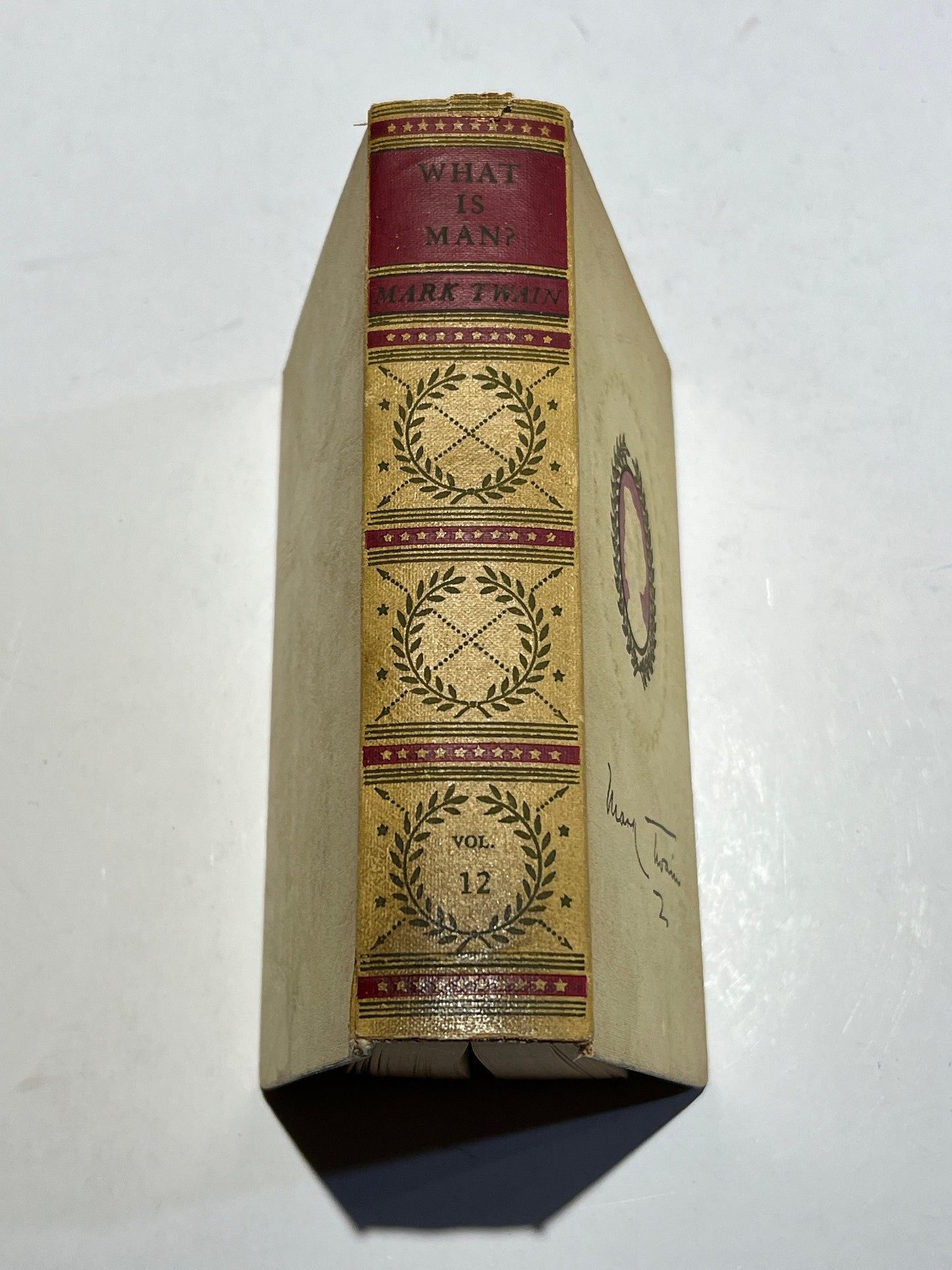 What Is Man? by Mark Twain | 1917 American Artists Edition | Harper Brothers New York | Made In US | Literature & Fiction