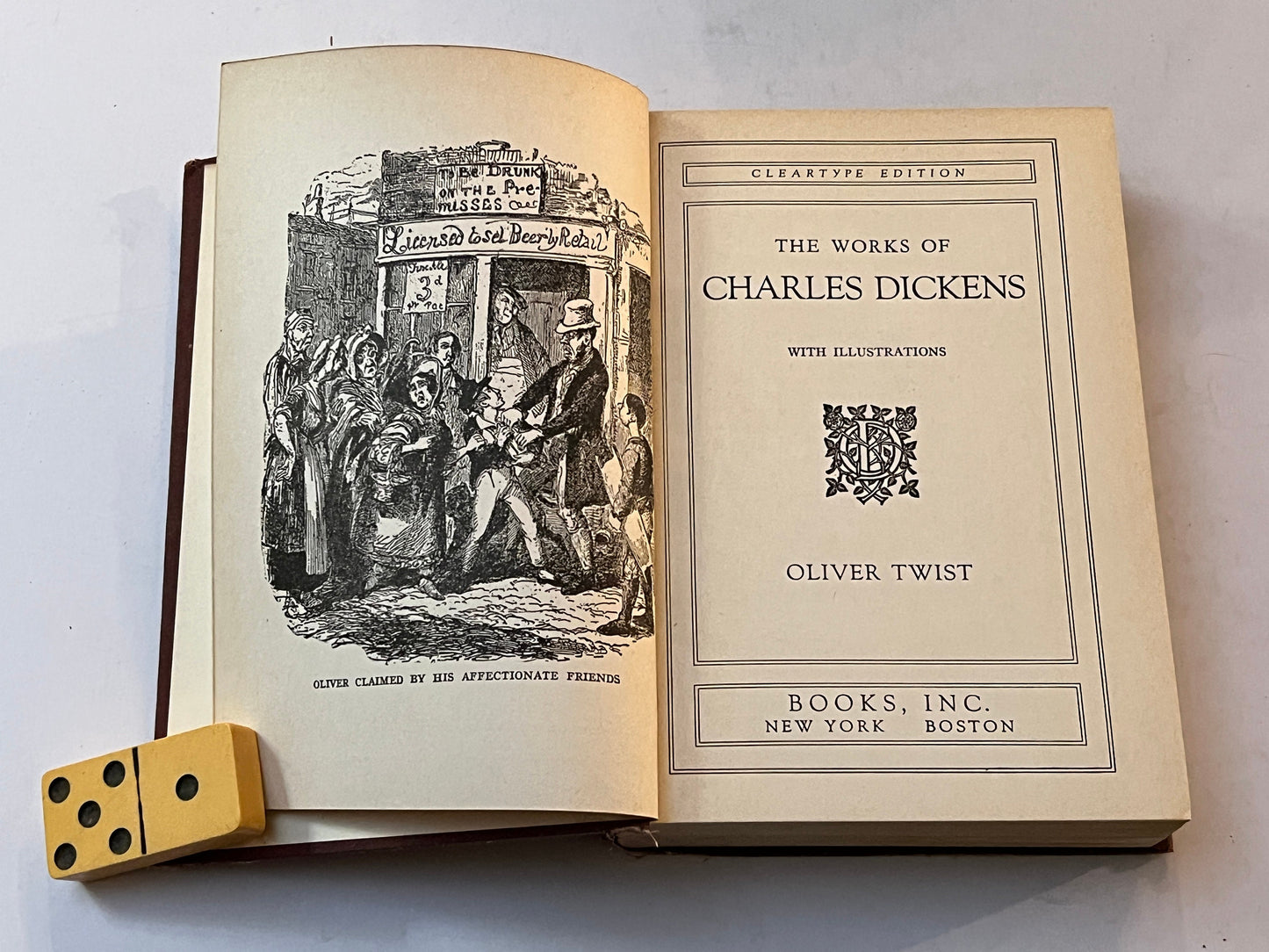 Oliver Twist by Charles Dickens | Volume V | Cleartype Edition | Books, Inc New York | Classic Literature