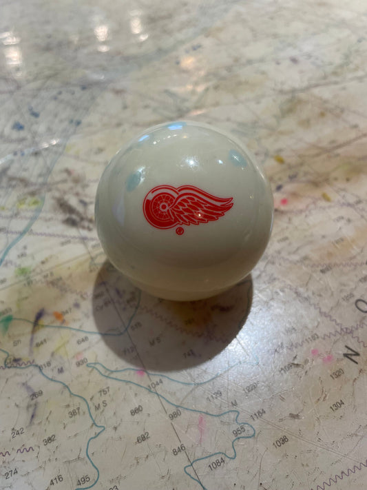 Vintage Detroit Red Wings Pool Ball