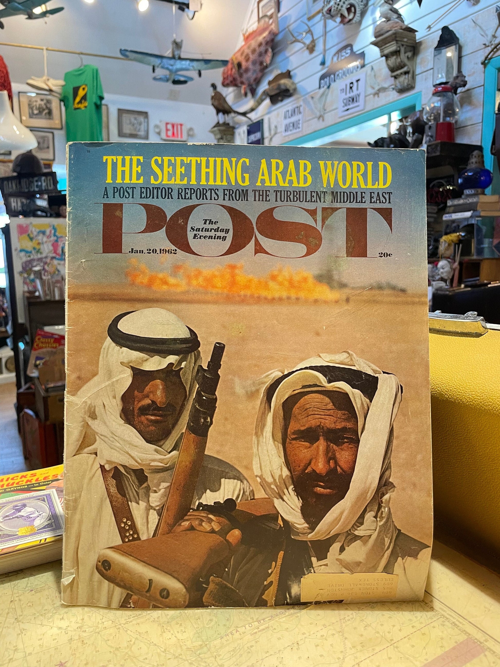 Saturday Evening Post January 20, 1962 Middle East The Seething Arab World