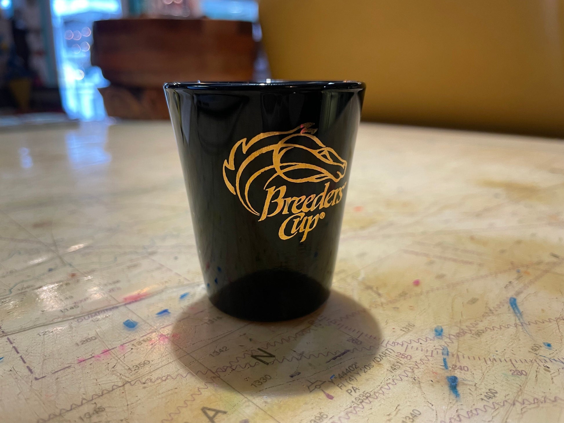 Vintage 1992 Breeders Cup Shot Glass