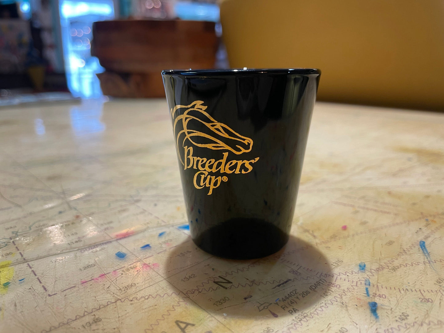 Vintage 1992 Breeders Cup Shot Glass