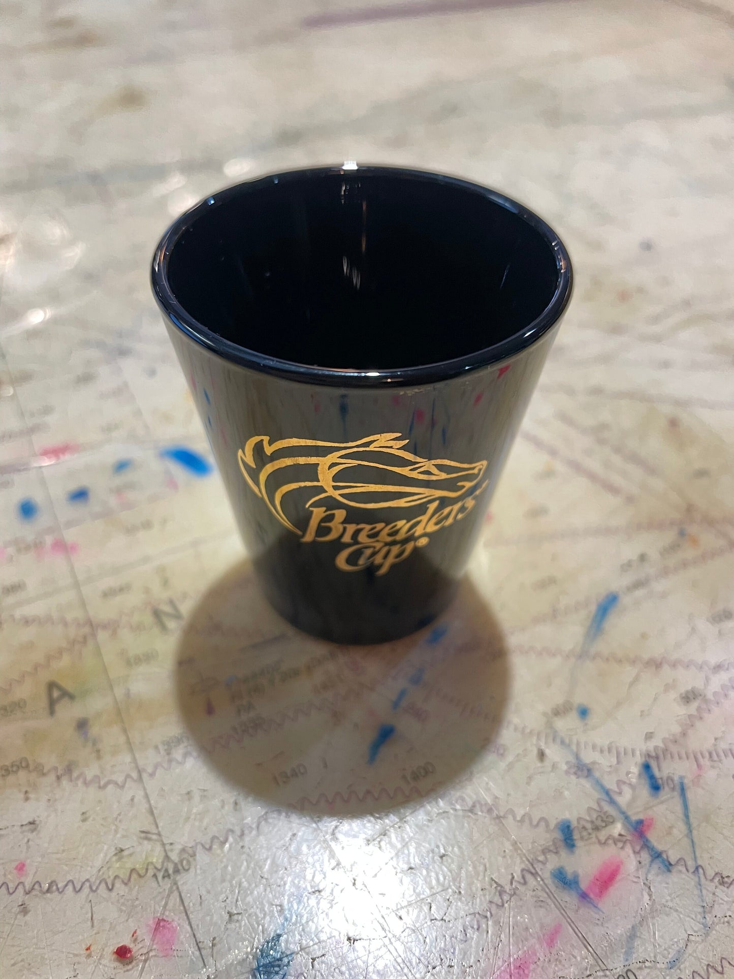 Vintage 1992 Breeders Cup Shot Glass