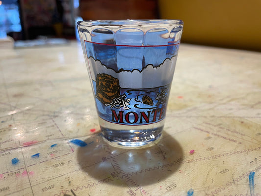 Vintage Monterey Peninsula Shot Glass