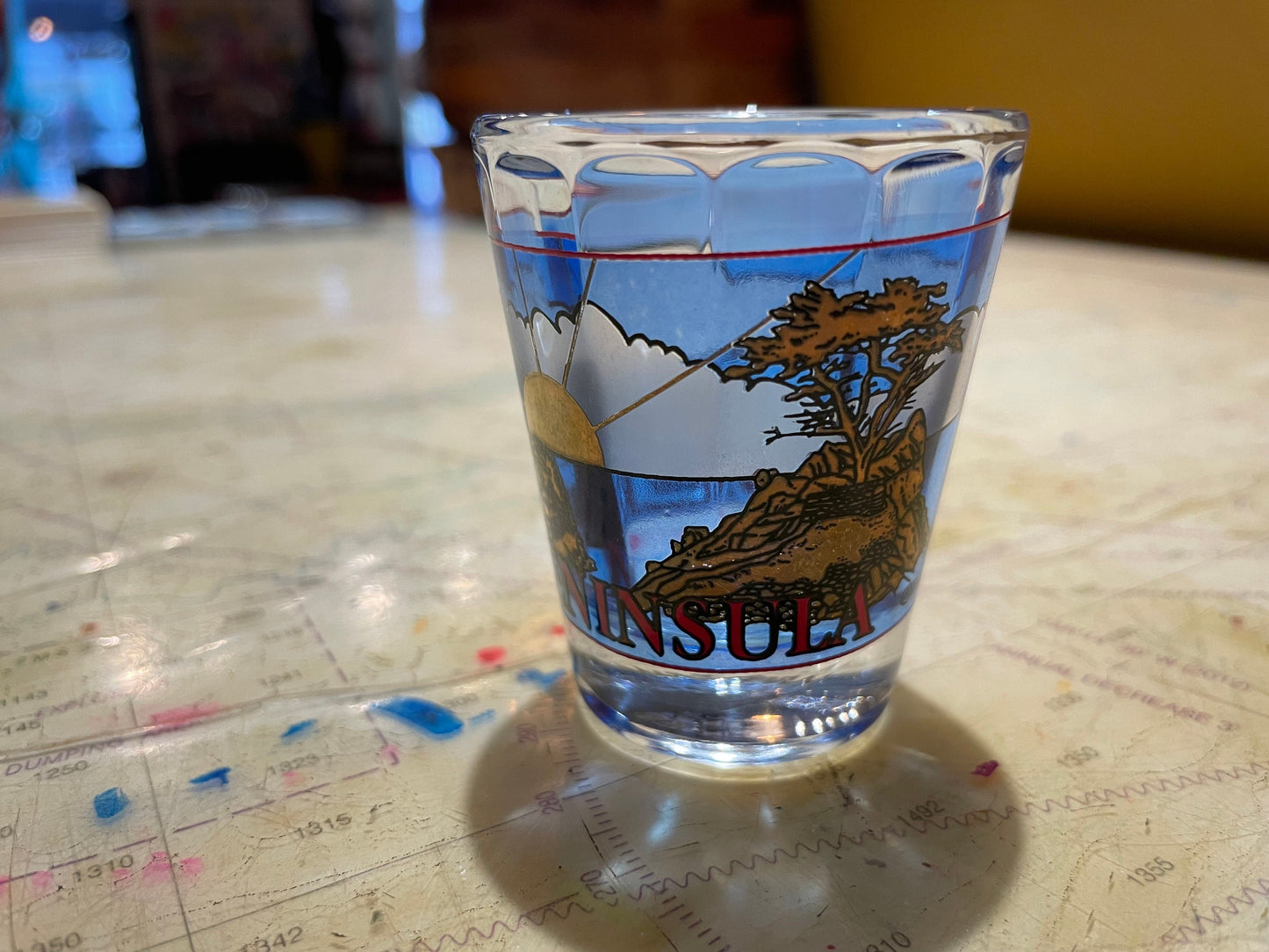 Vintage Monterey Peninsula Shot Glass