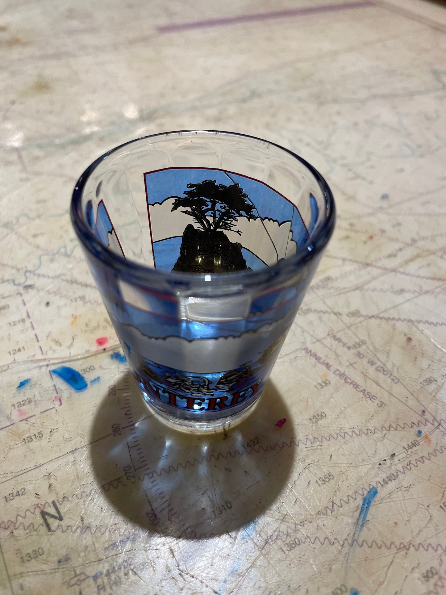 Vintage Monterey Peninsula Shot Glass