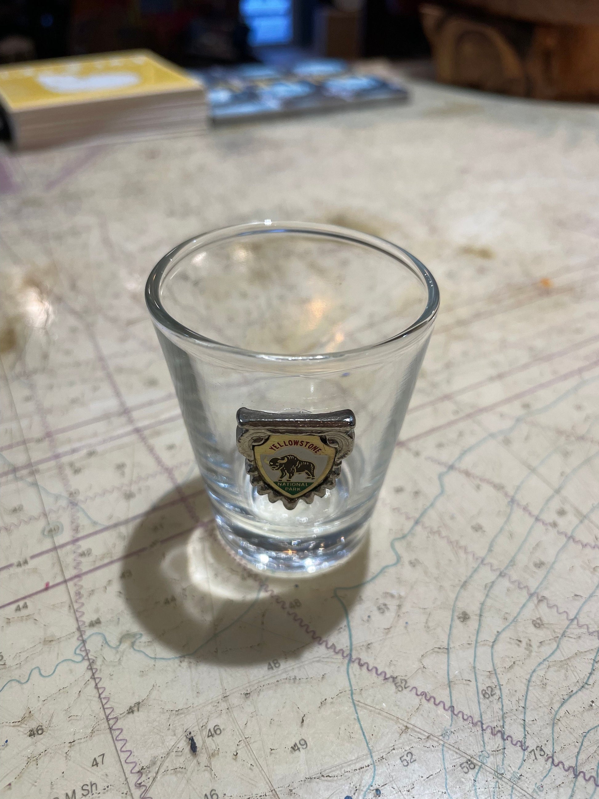 Vintage Yellowstone National Park Shot Glass