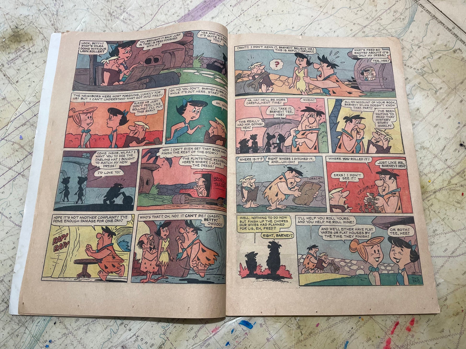 Hanna-Barbera The Flintstones and Pebbles Gold Key December 1967 Issue