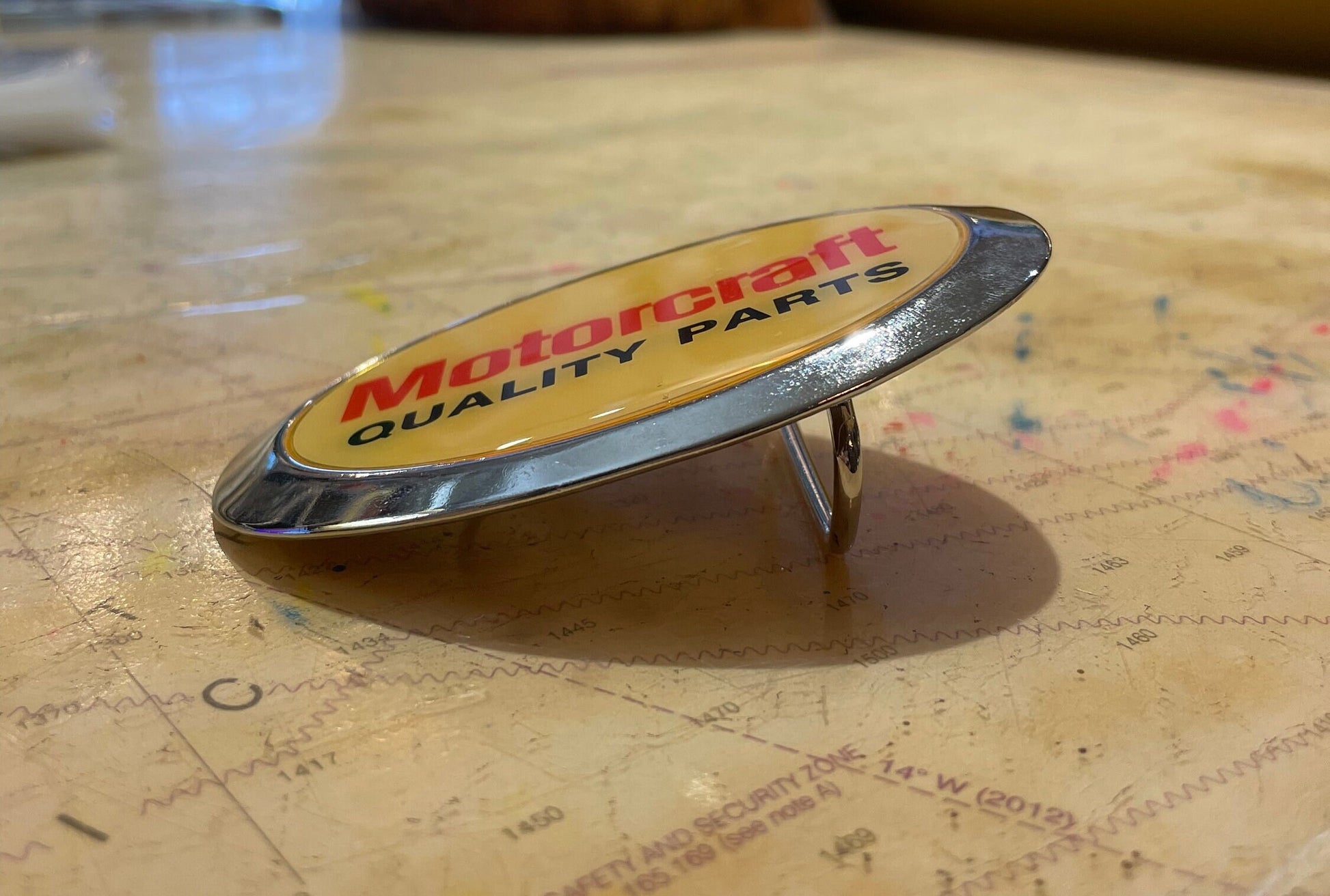 Vintage Motorcraft Quality Parts Belt Buckle