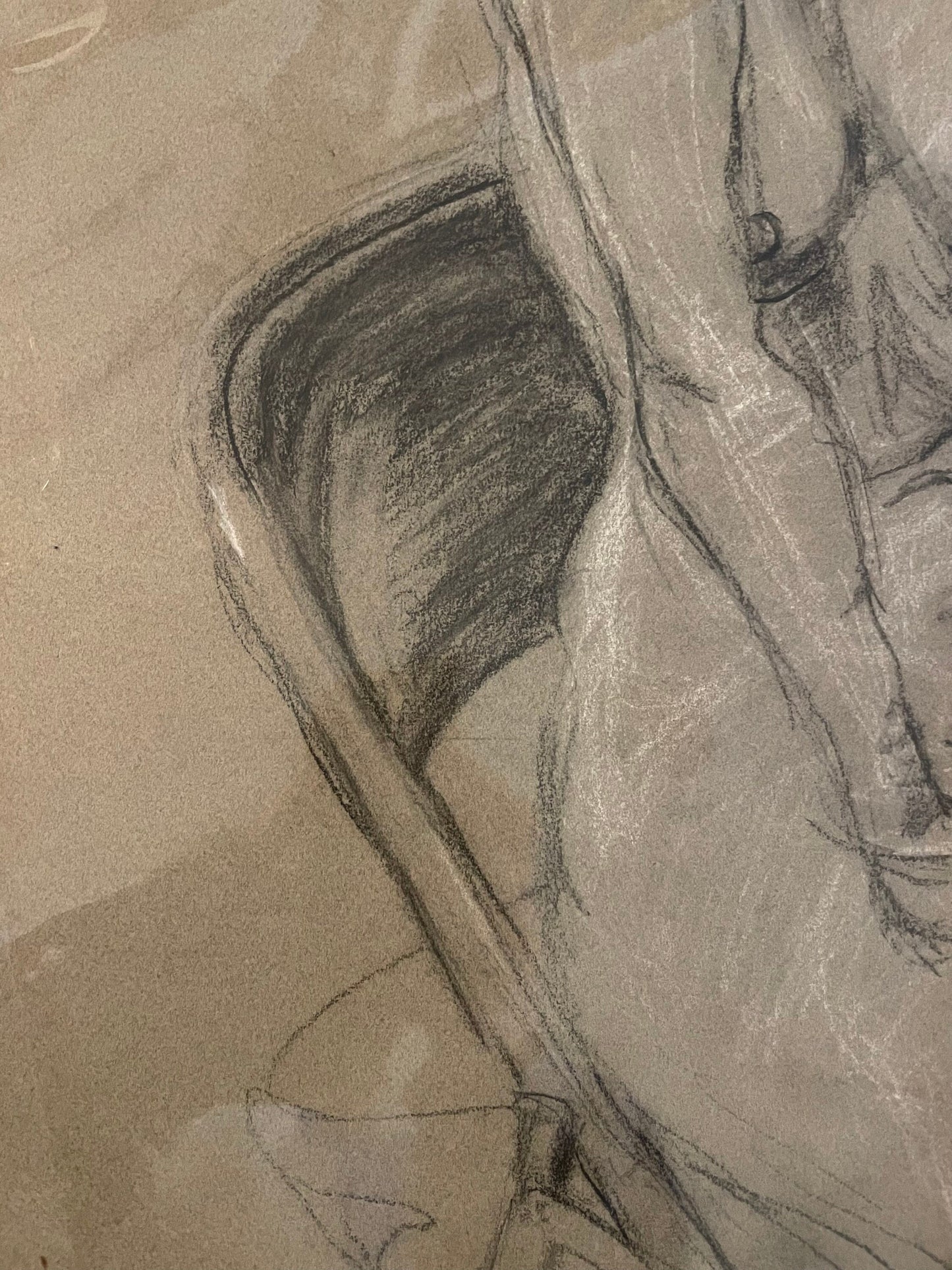 Female Nude Sketch by Unidentified Artist