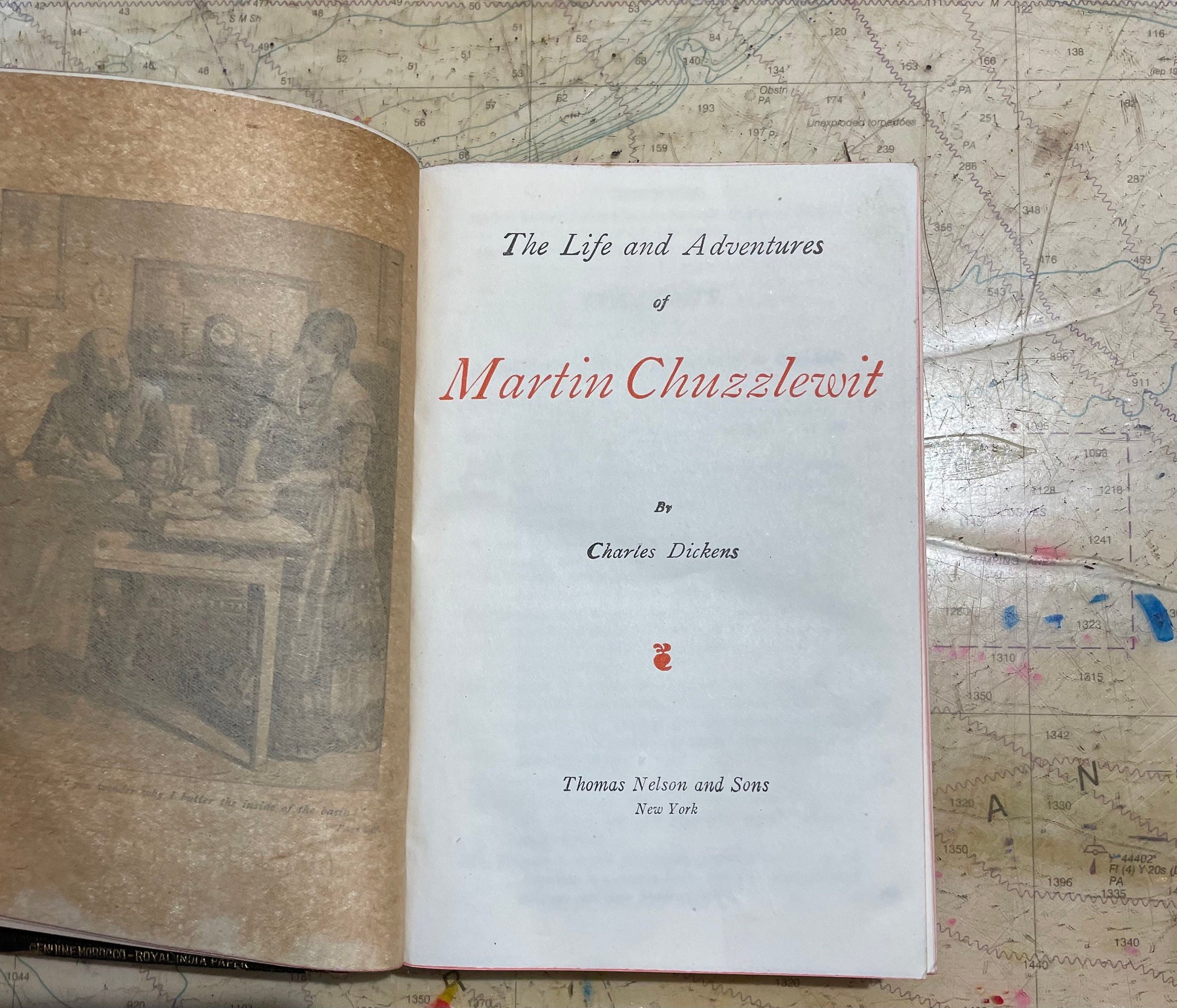 1800's The Life and Adventures of Martin Chuzzlewit by Charles Dickens