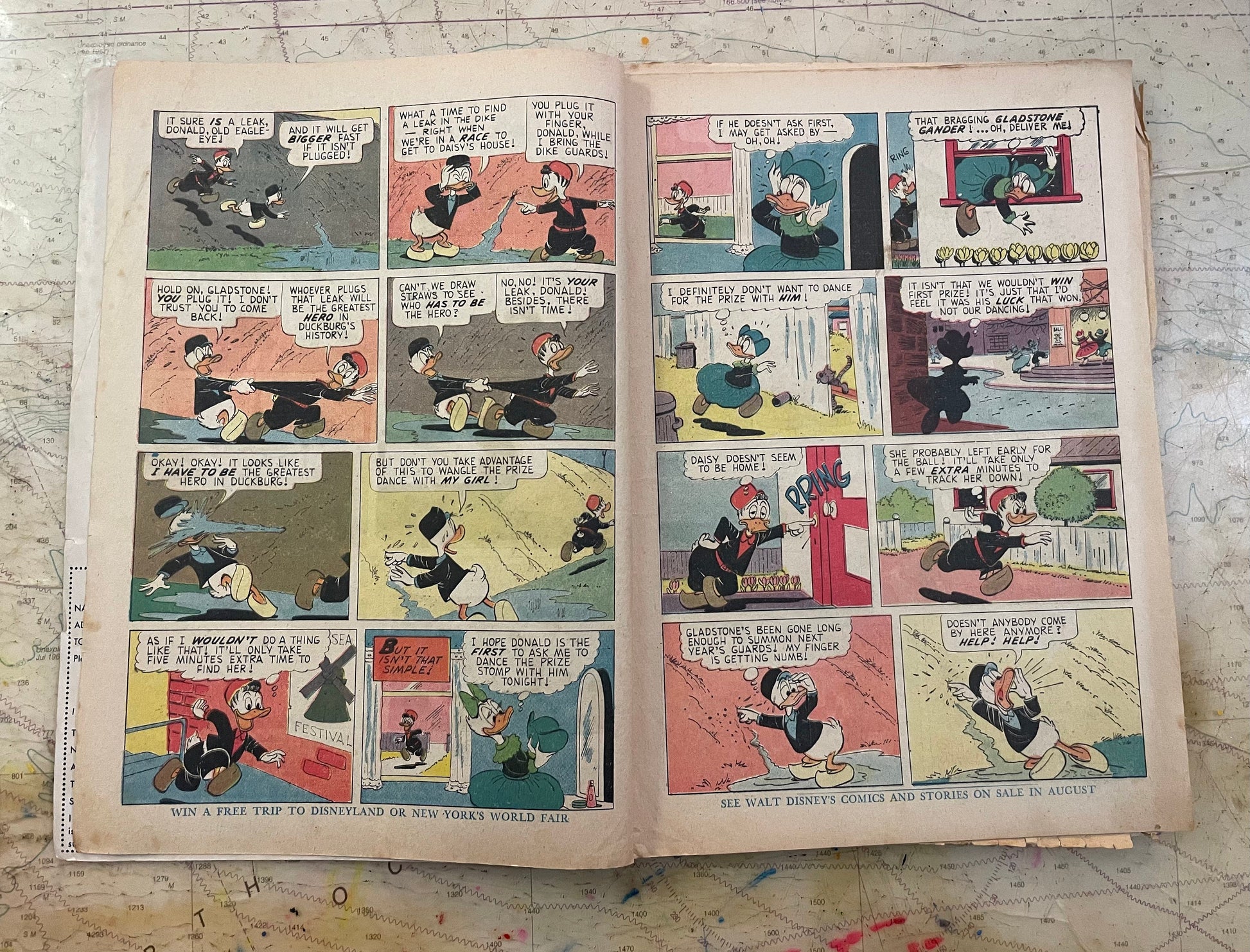 Walt Disney's Donald Duck Hero of the Dike Sept 1964 Issue 12