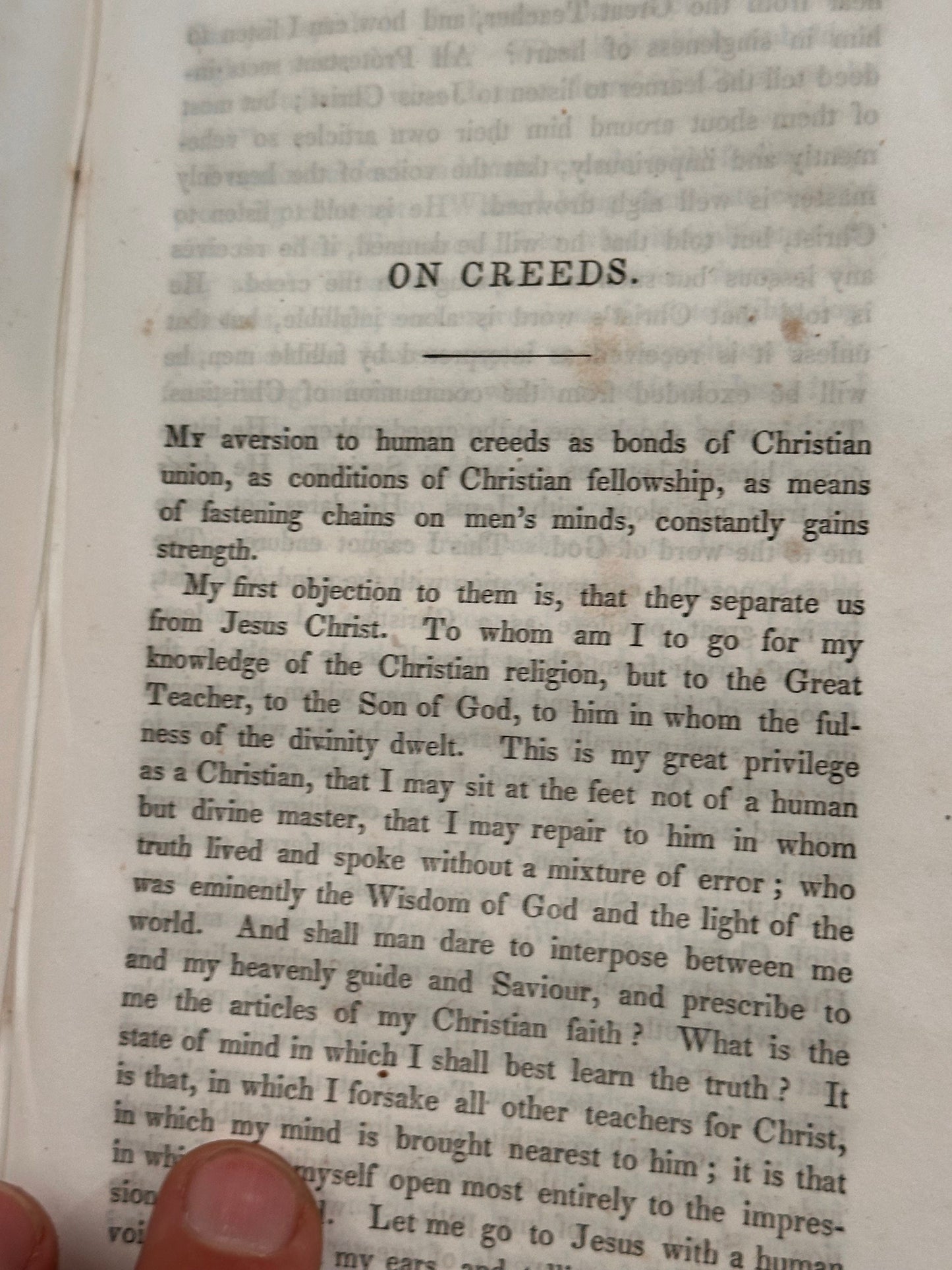 Works of William E. Channing, D.D. Volume 2 Only, 8th Complete Edition, 1849 by Channing, William E