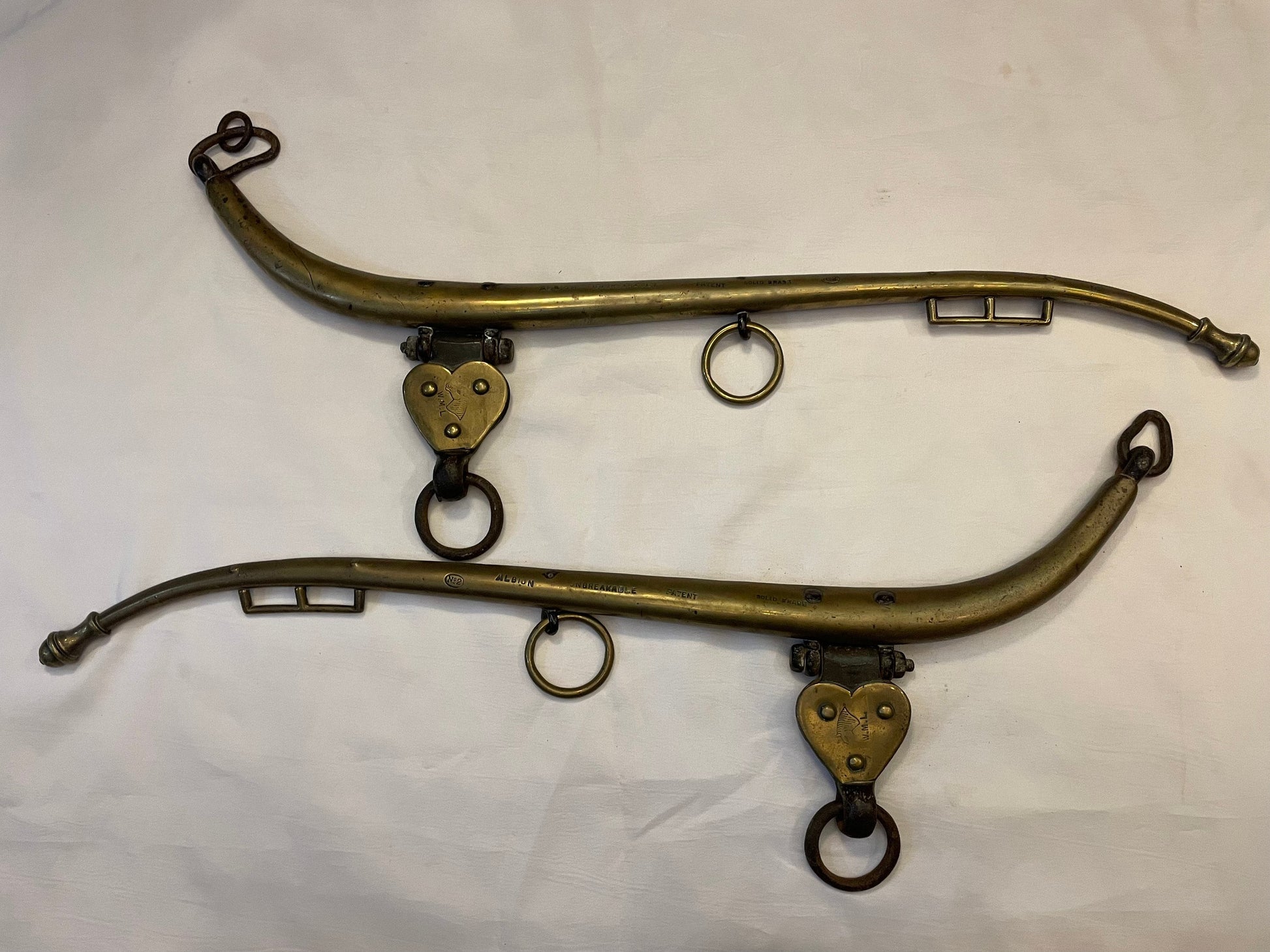 Antique Brass Hames Yokes