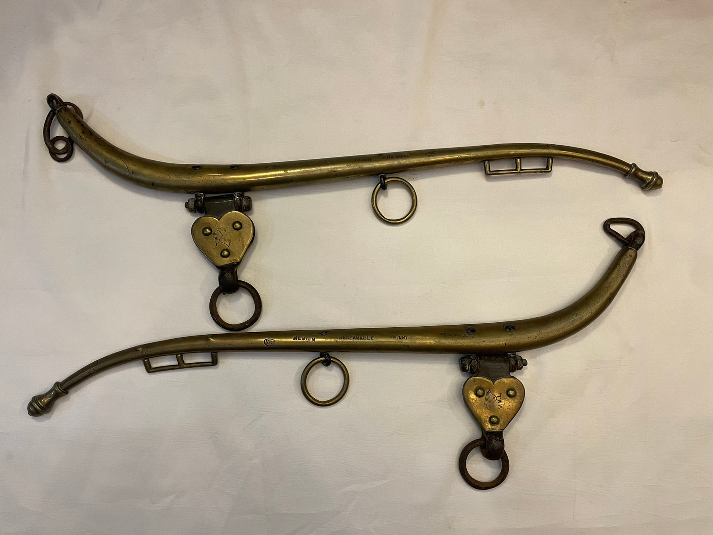 Antique Brass Hames Yokes