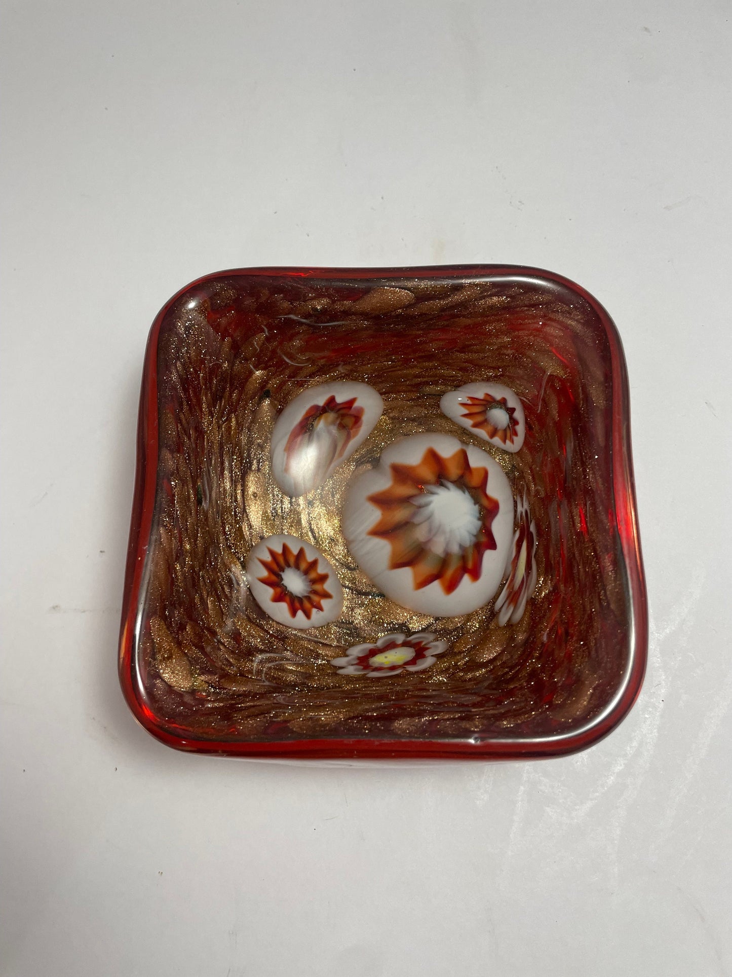 Mid Century Venetian Glass Bowl