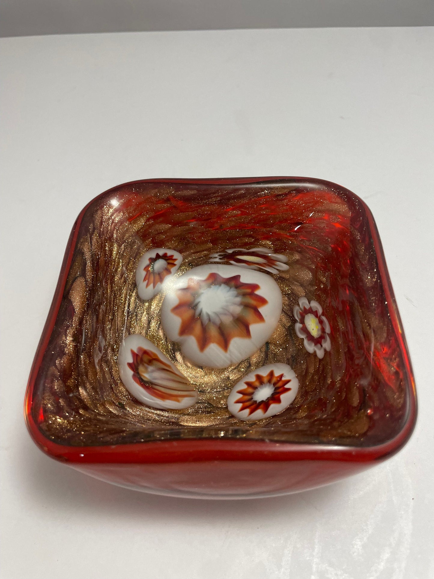 Mid Century Venetian Glass Bowl