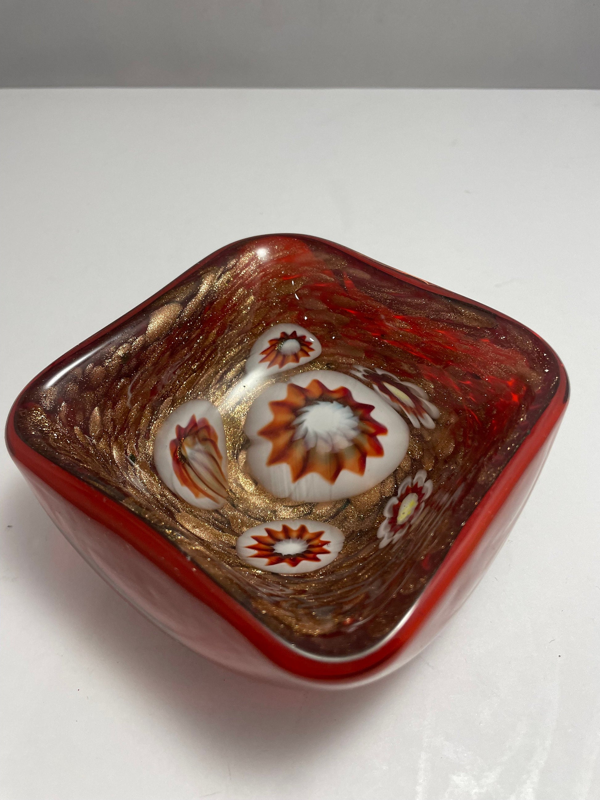 Mid Century Venetian Glass Bowl