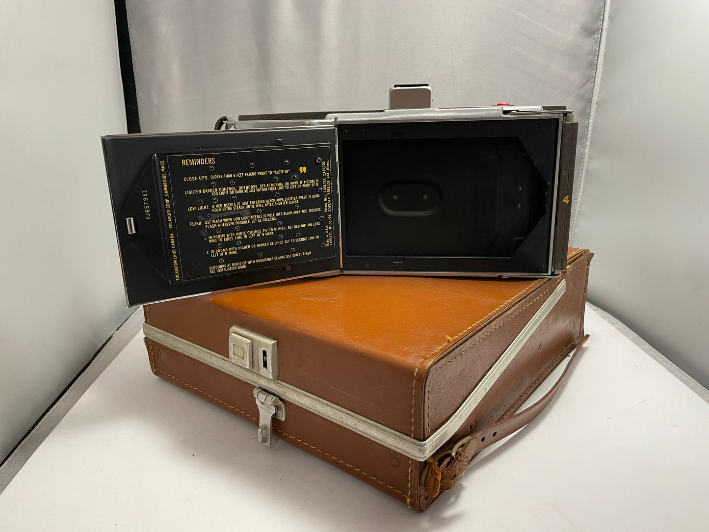 Polaroid Land Camera J66 with Original Case and Manual