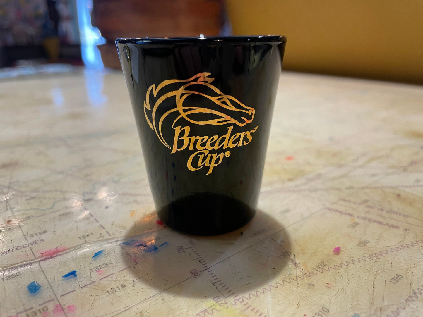 Vintage 1992 Breeders Cup Shot Glass