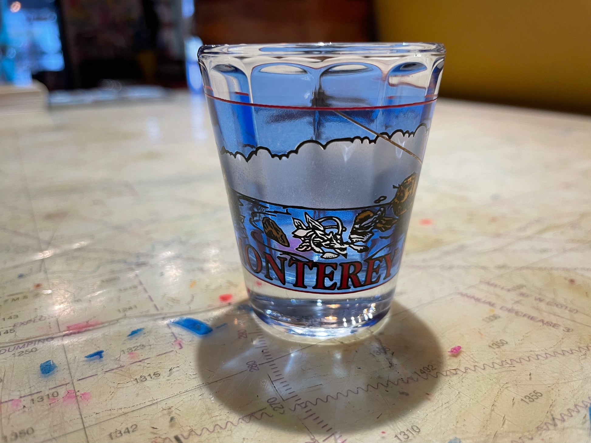 Vintage Monterey Peninsula Shot Glass