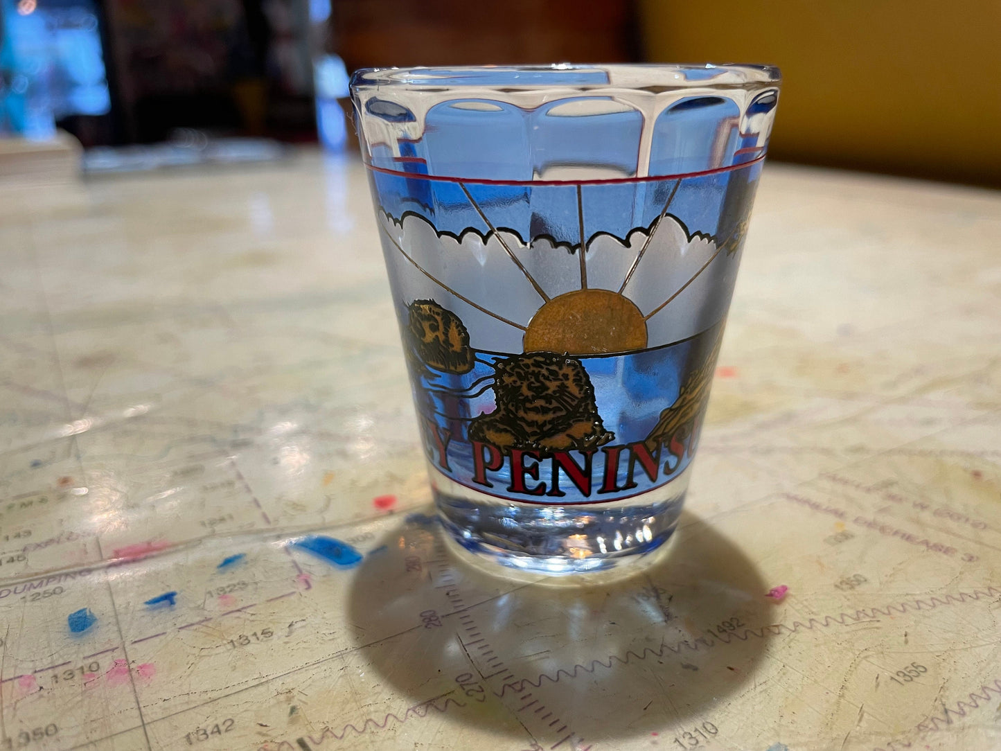 Vintage Monterey Peninsula Shot Glass