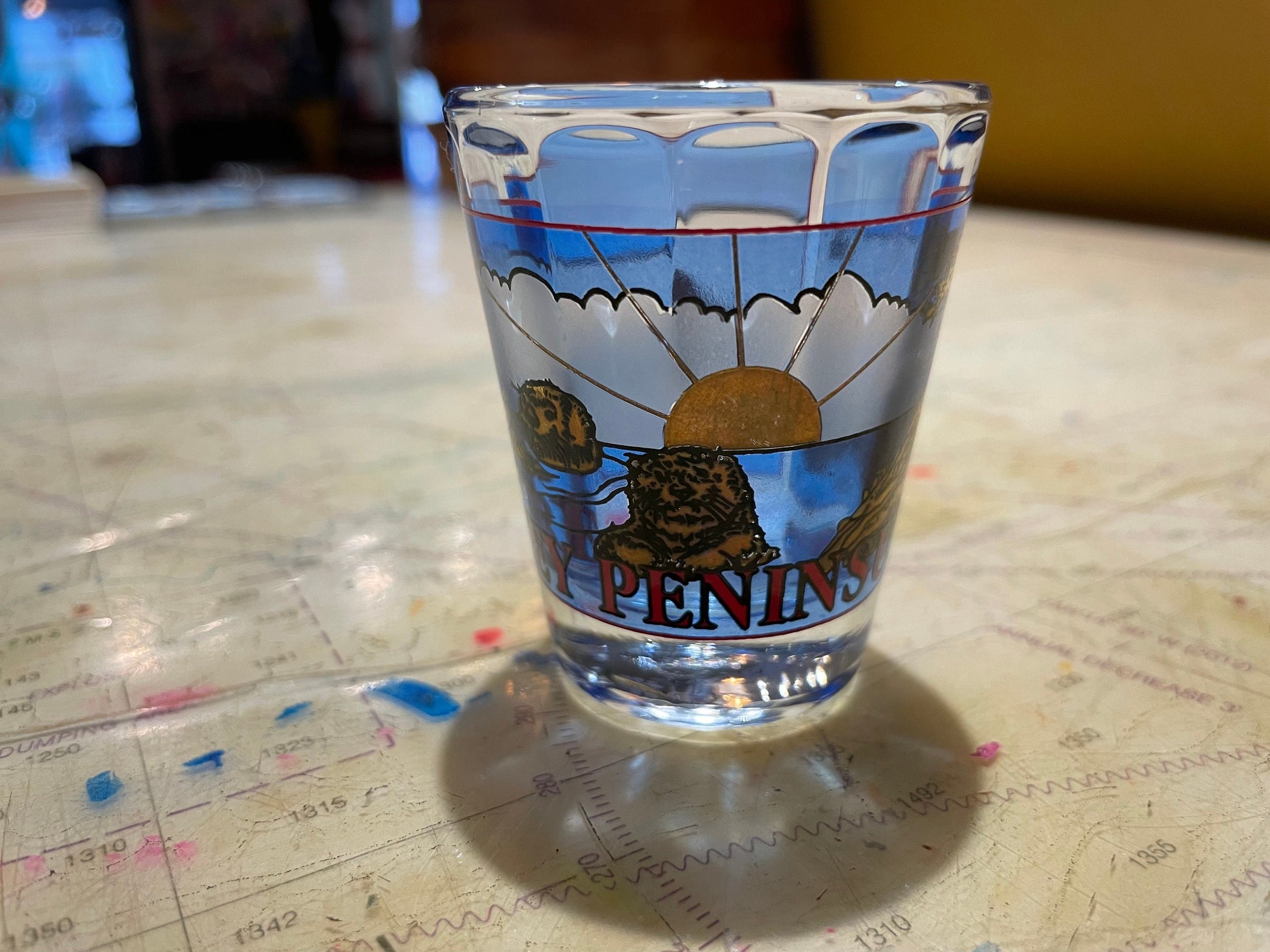 Vintage Monterey Peninsula Shot Glass