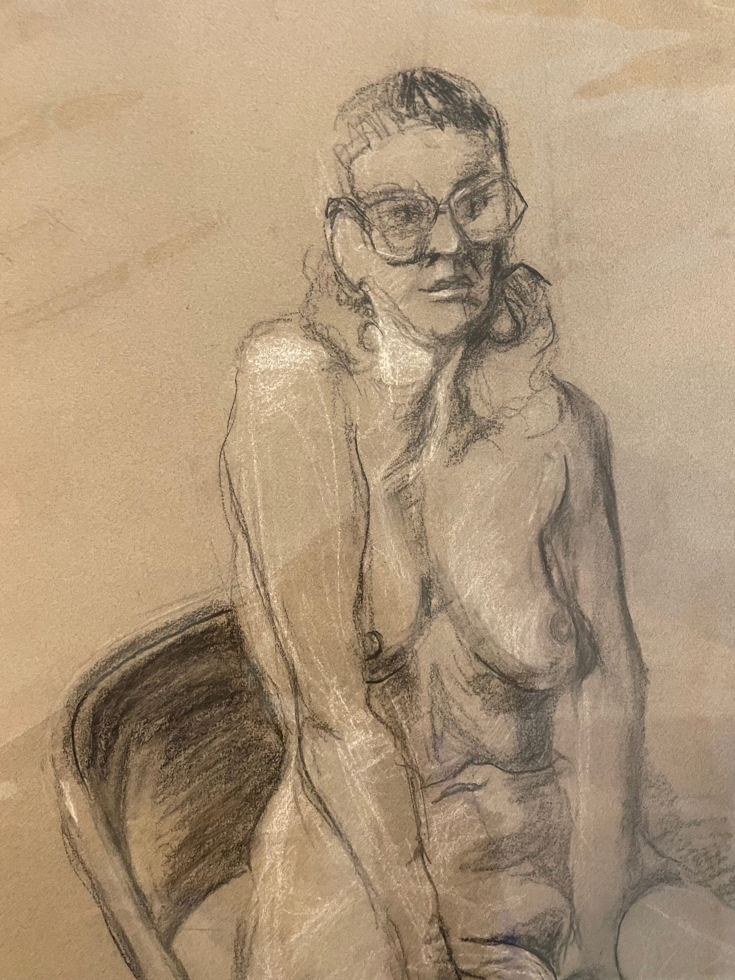 Female Nude Sketch by Unidentified Artist