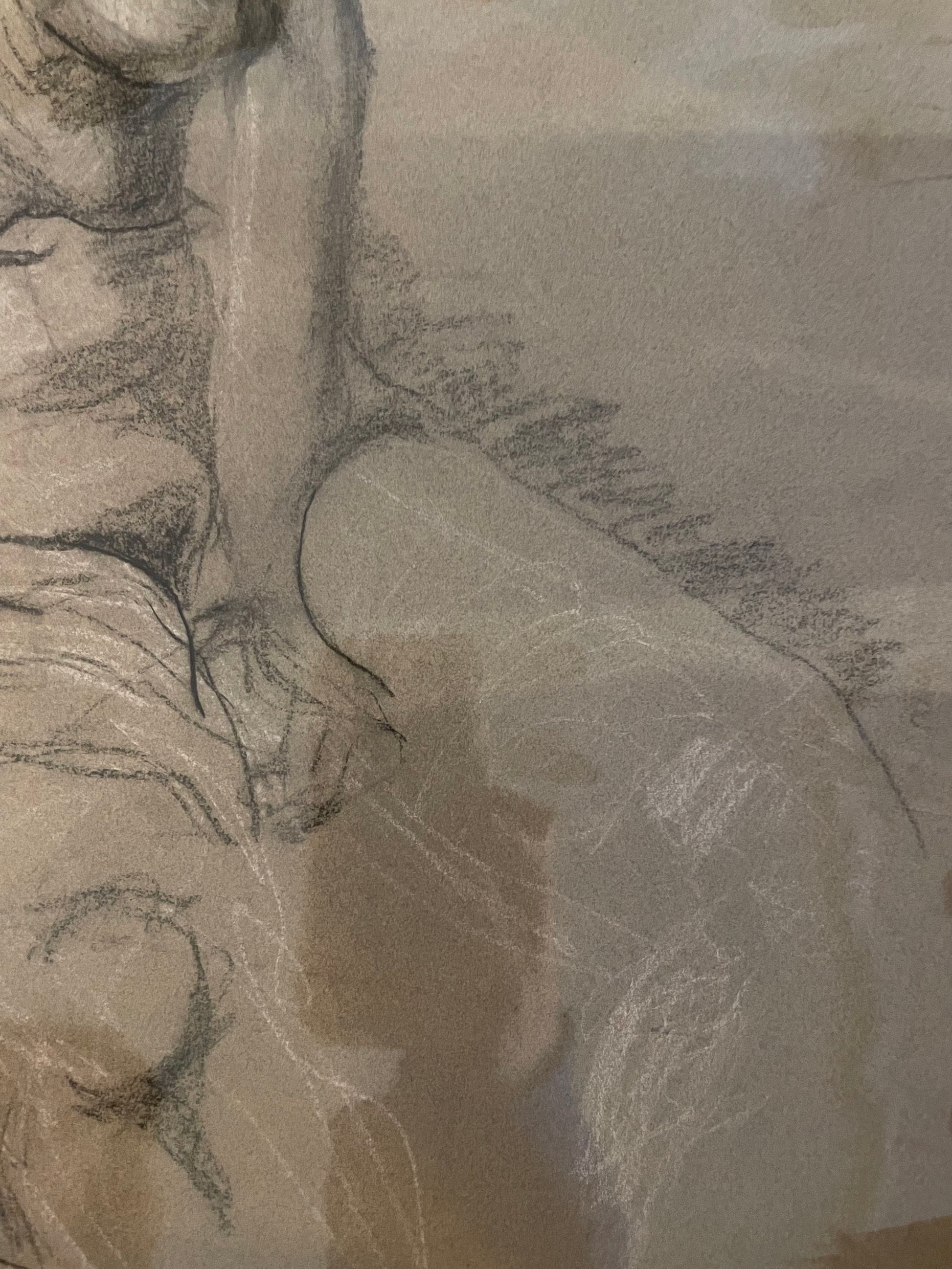 Female Nude Sketch by Unidentified Artist